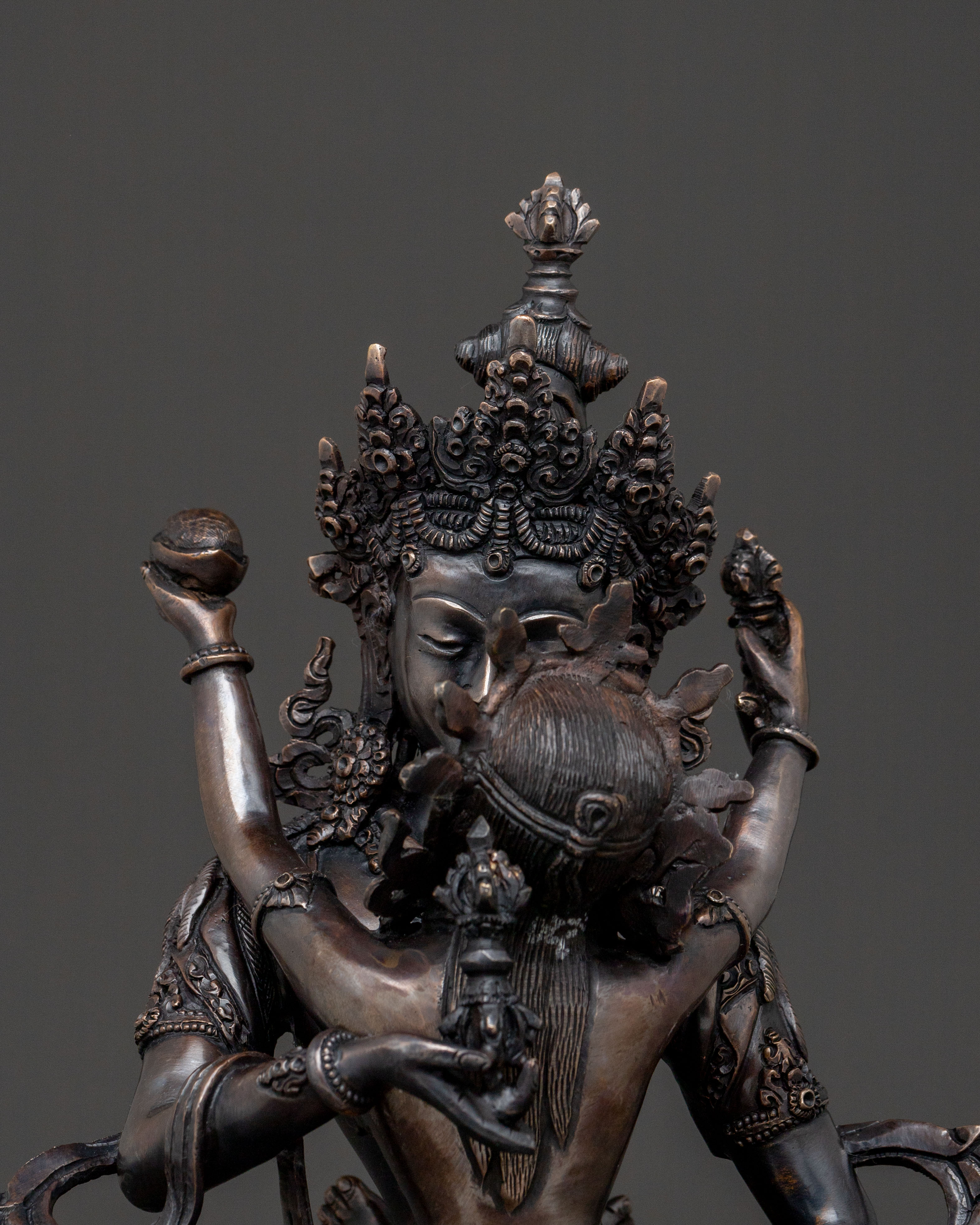 Vajrasattva with Vajragarvi Statue | Spiritual Figures