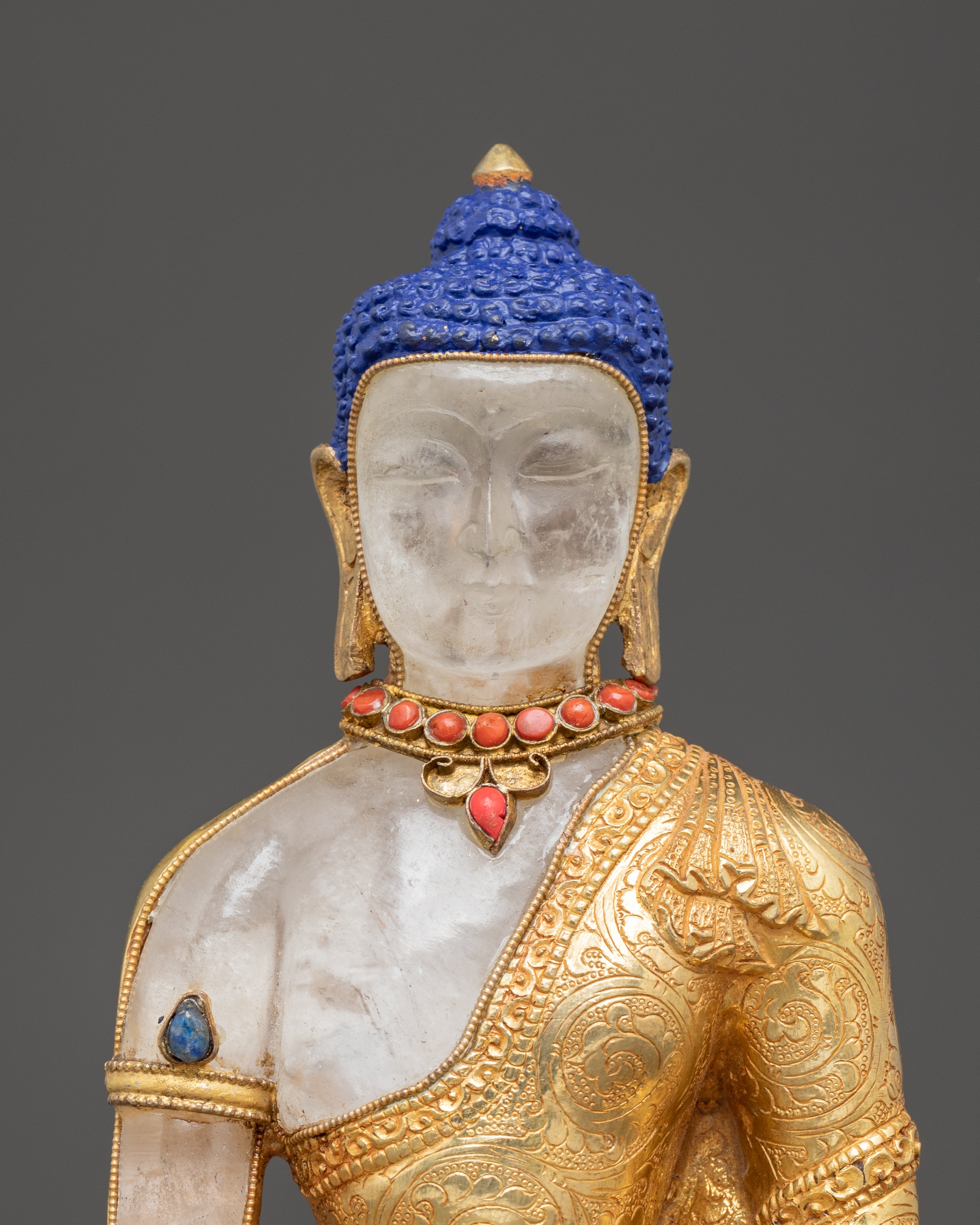 Serene Healer Medicine Buddha Handmade Statue | Healing and Compassion Icon