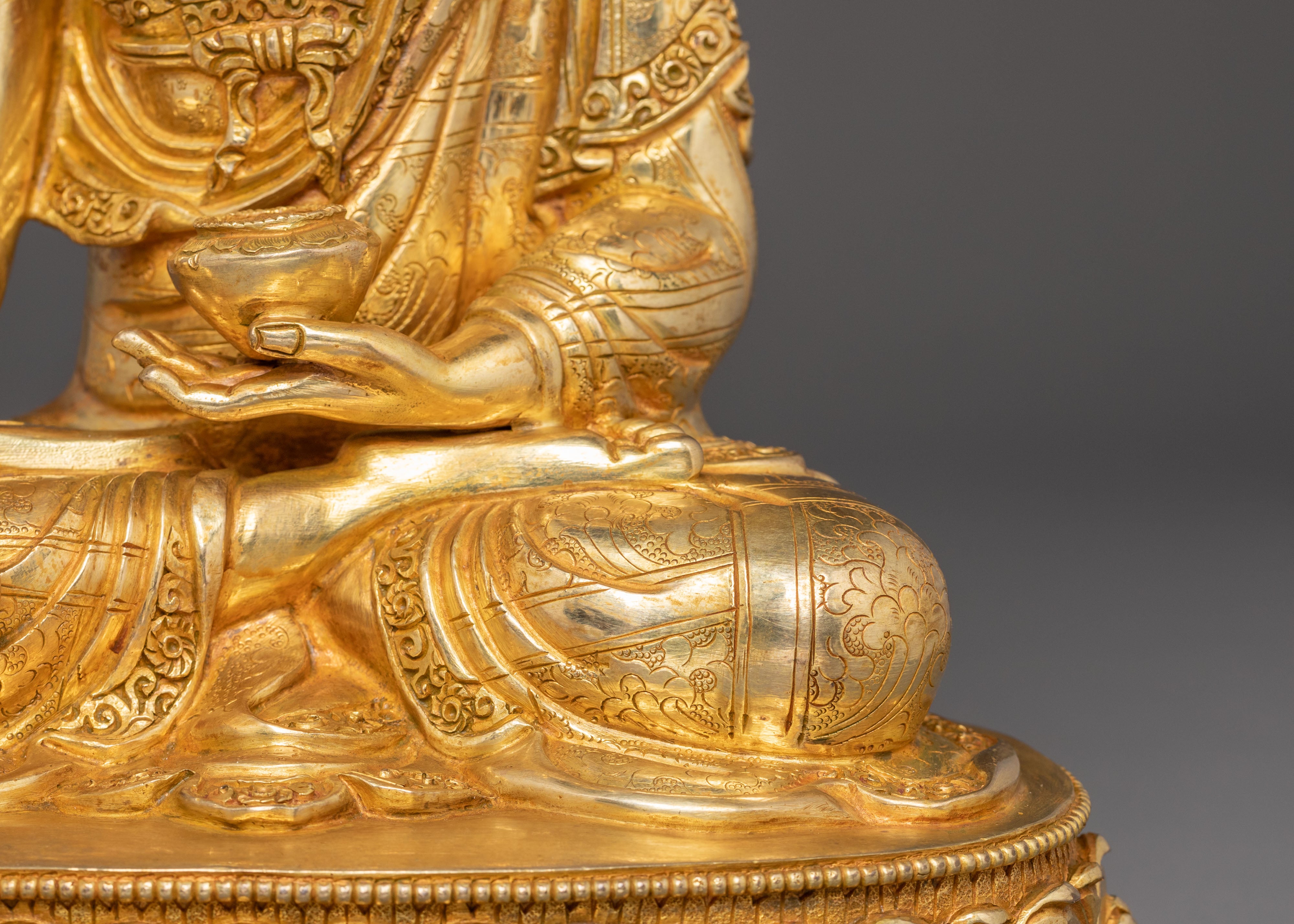 Handcrafted Divine Amitabha Buddha Statue