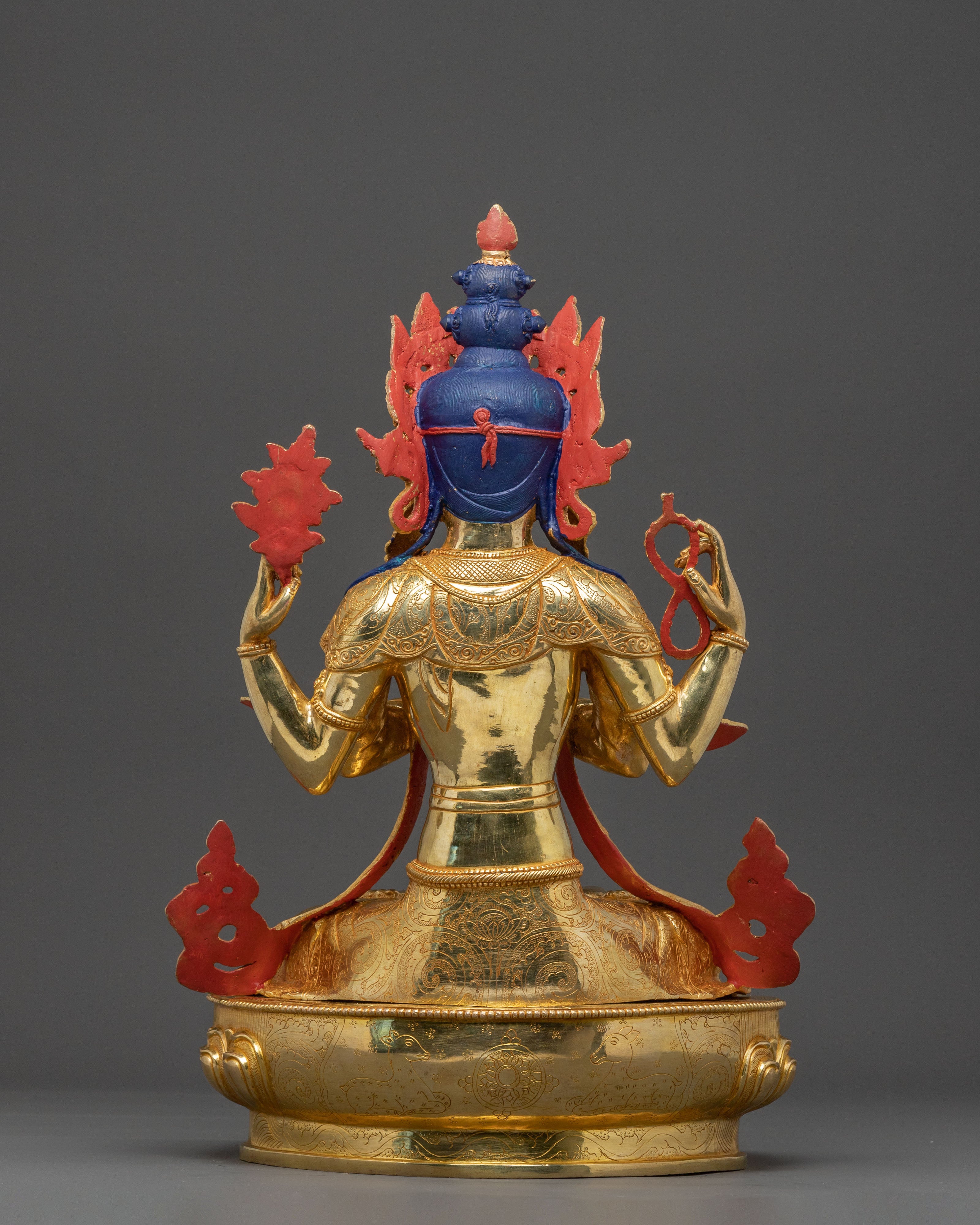 Handmade Bodhisattva of Compassion Chenrezig Statue