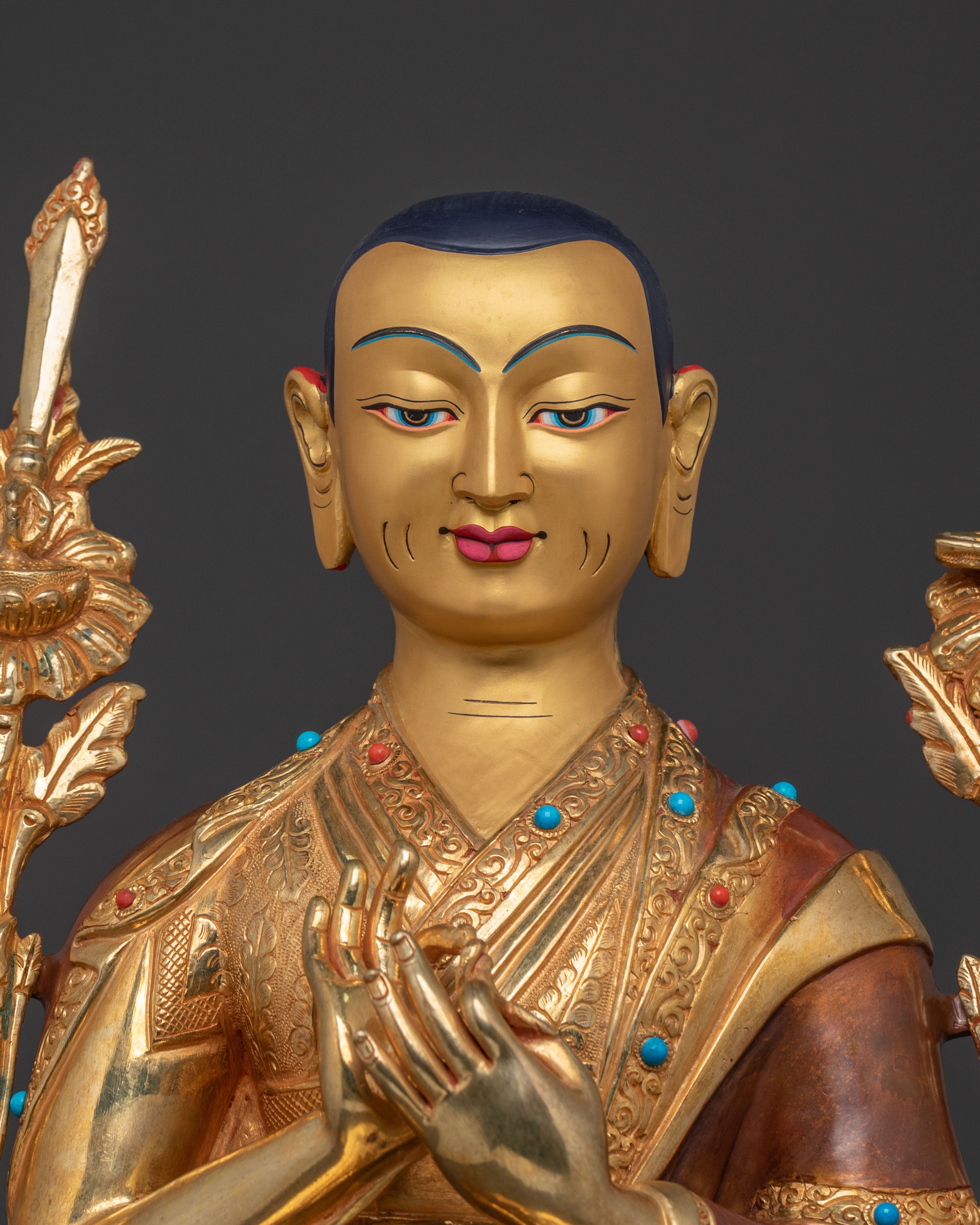 Handcrafted Tsongkhapa Traditional Statue with Disciples