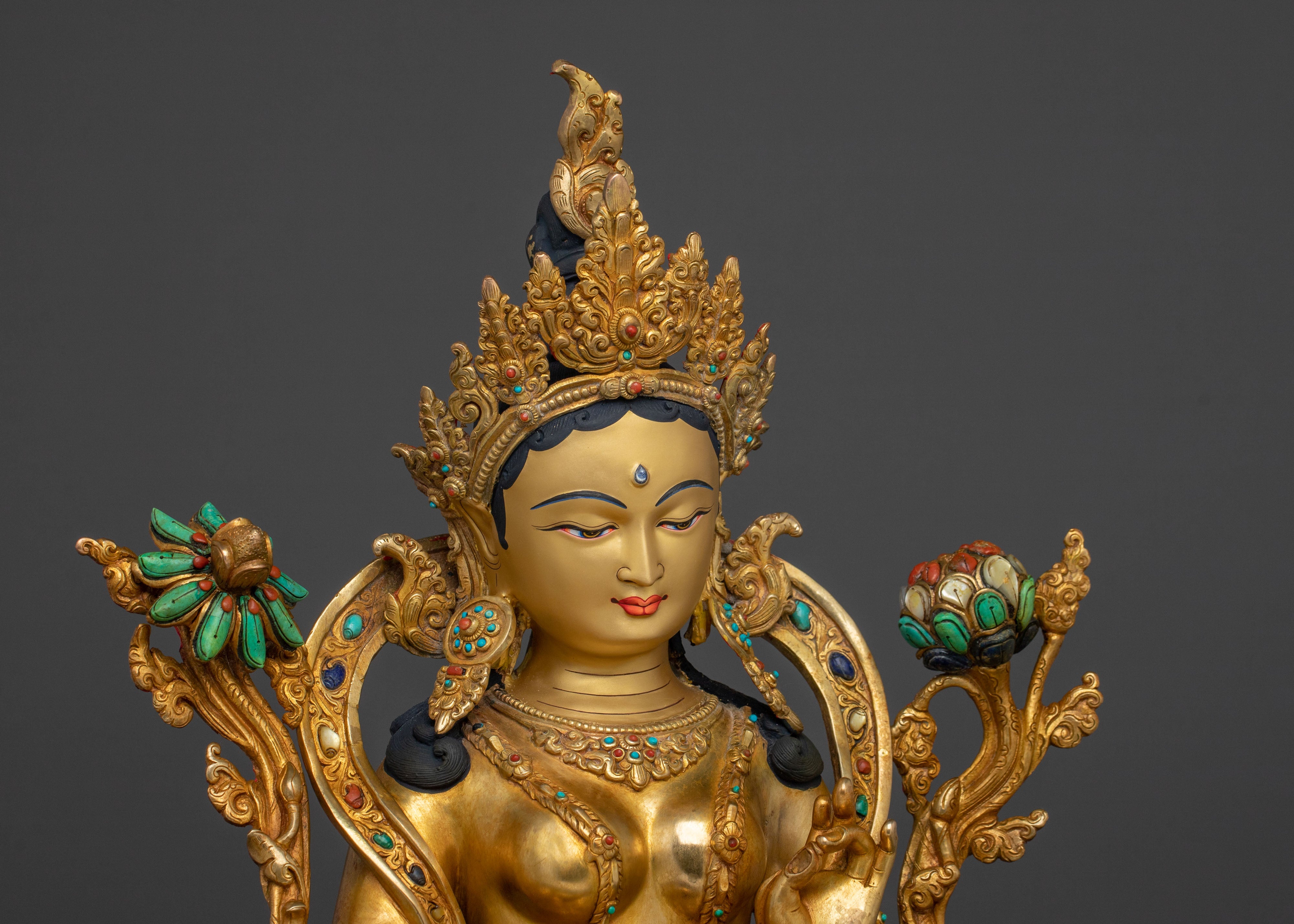 Sacred Goddess Green Tara Statue | Symbol of Compassion
