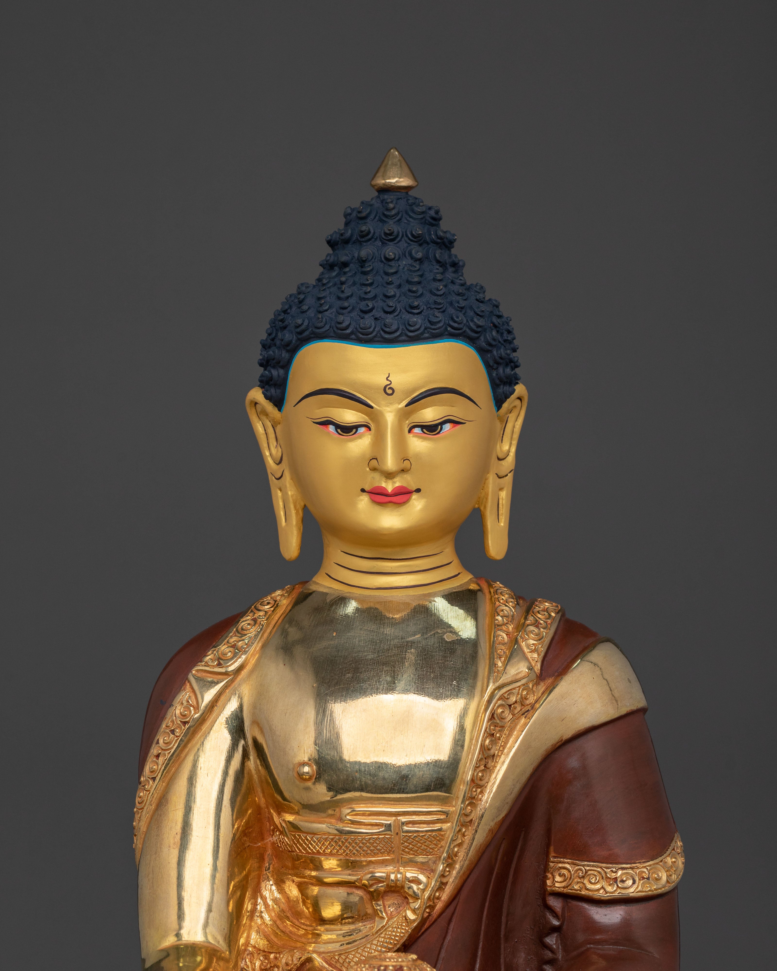 Hand-Carved Shakyamuni Buddha Statue | Home Decor