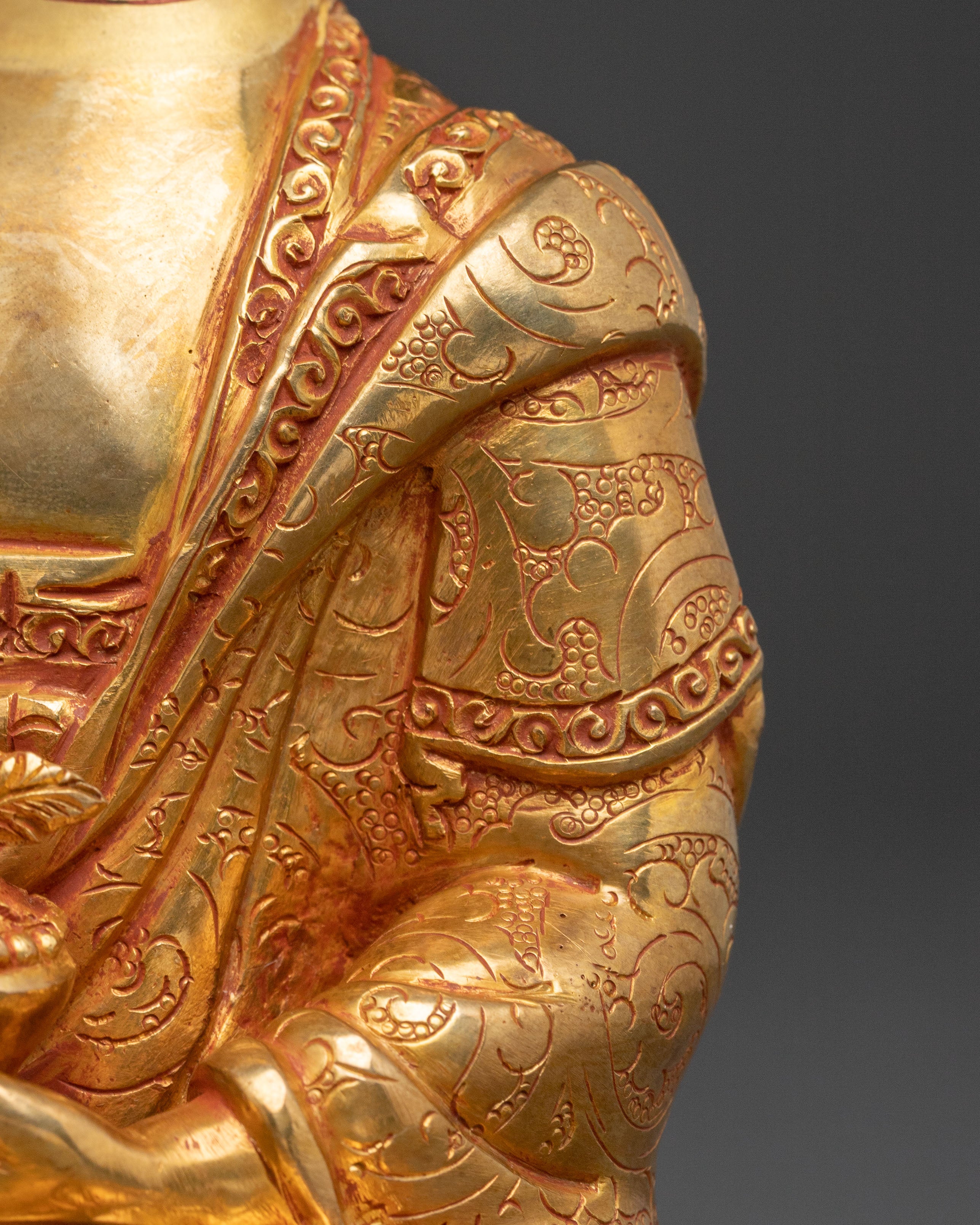 Medicine Buddha Statue – 24K Gold Gilded Copper
