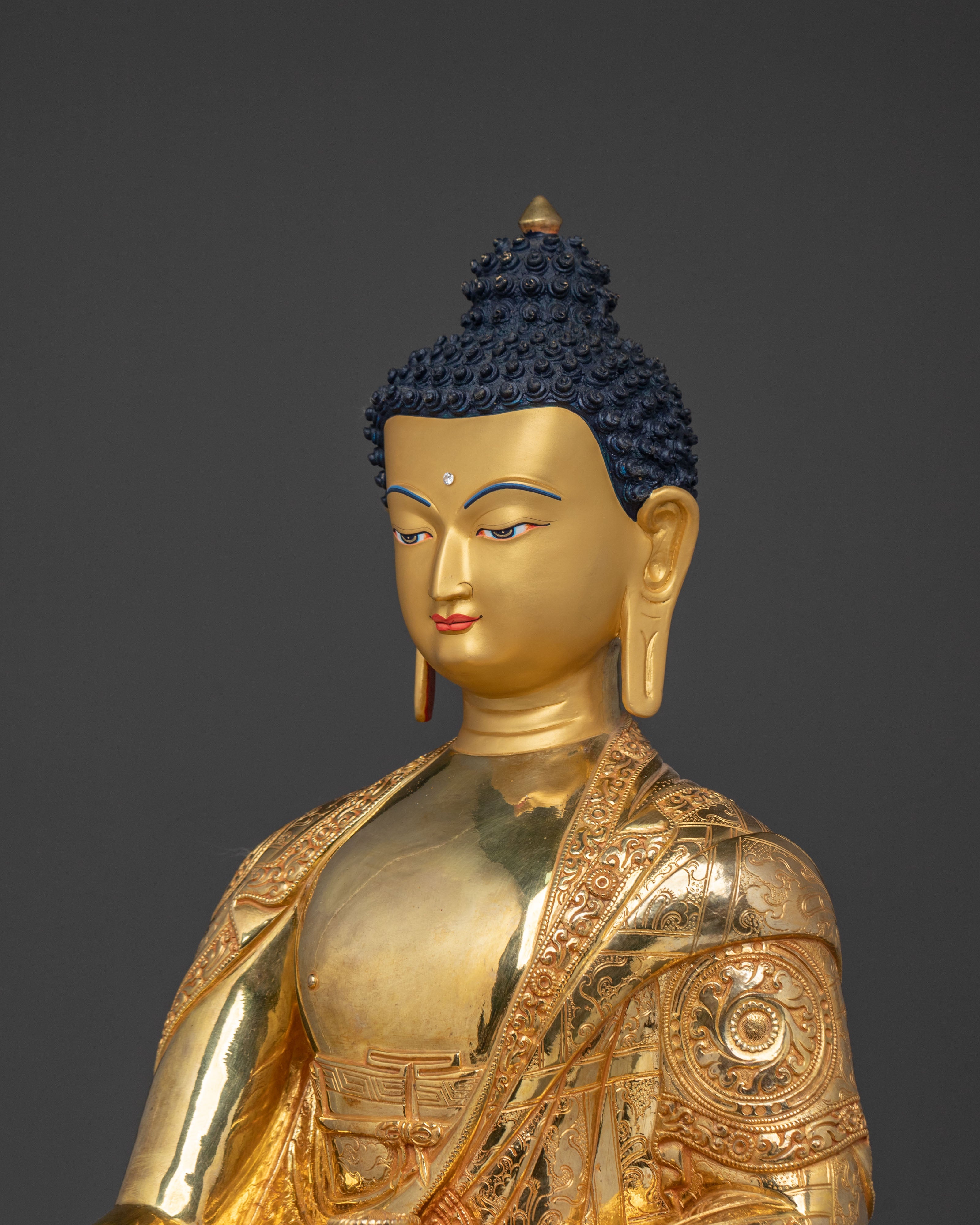 Shakyamuni Enlightened Buddha Altar Decor | Sacred Buddhist Statue