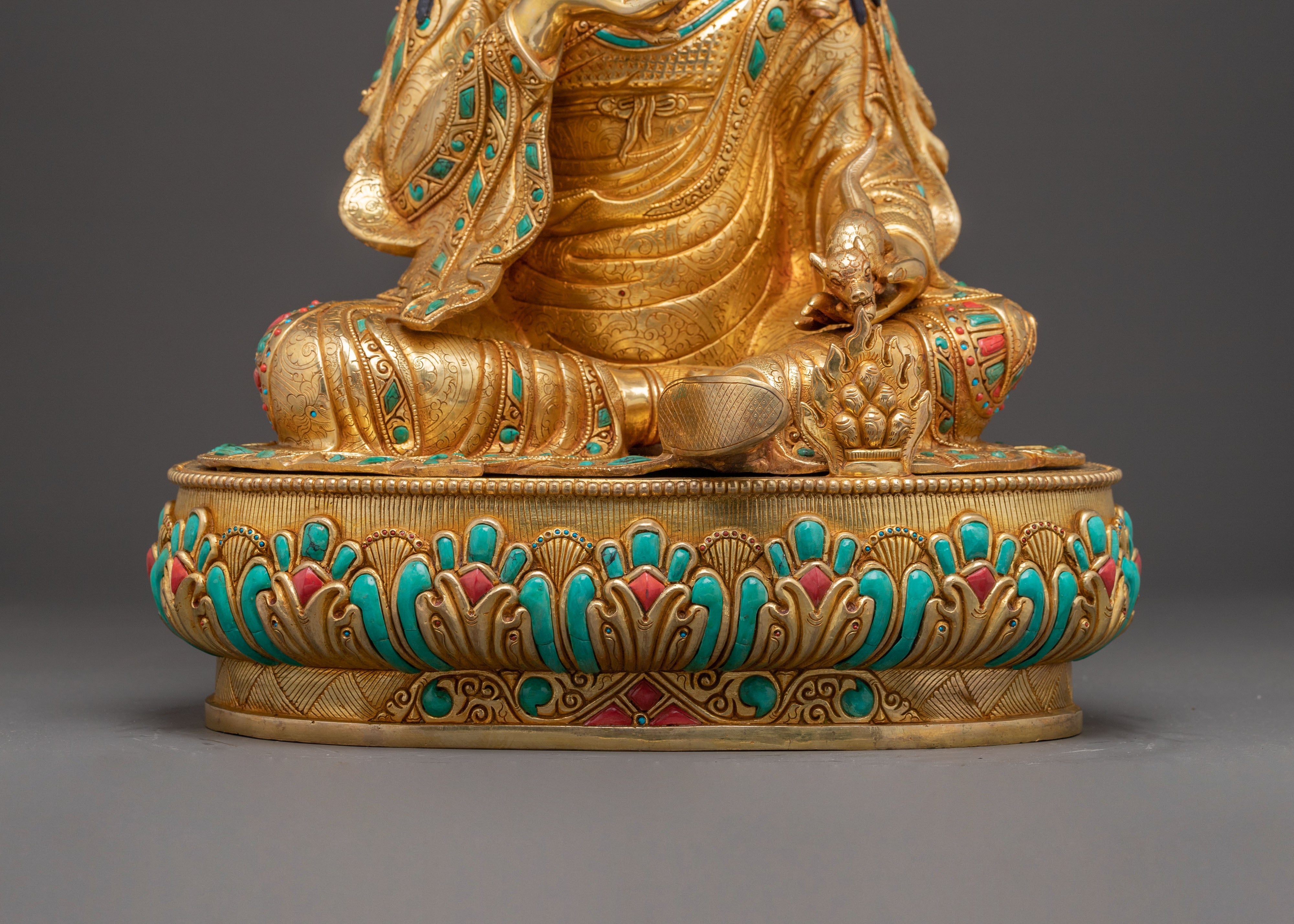 Guru Orgyen Norlha Tibetan Prosperity Statue