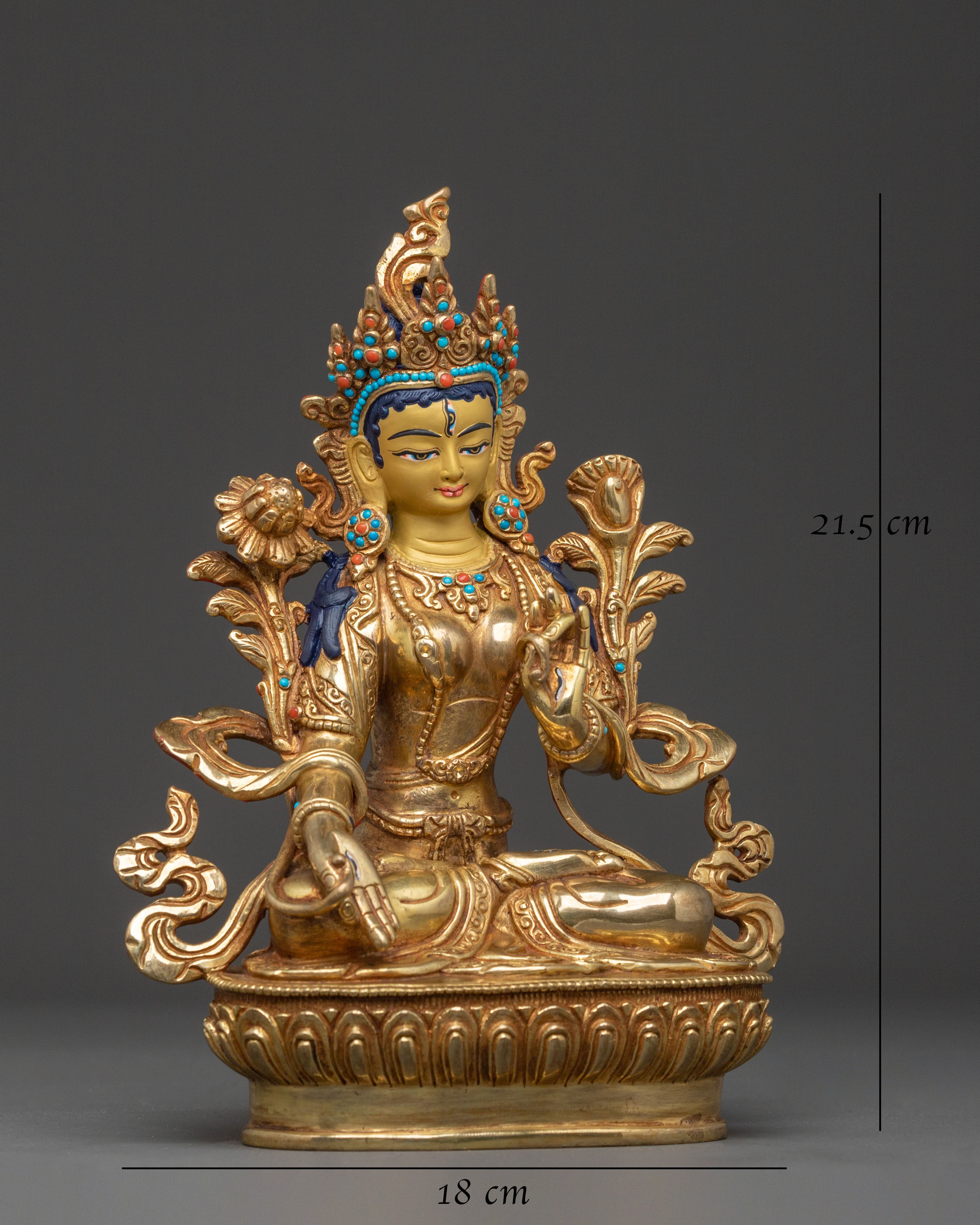 White Tara Statue | Goddess of Healing & Longevity