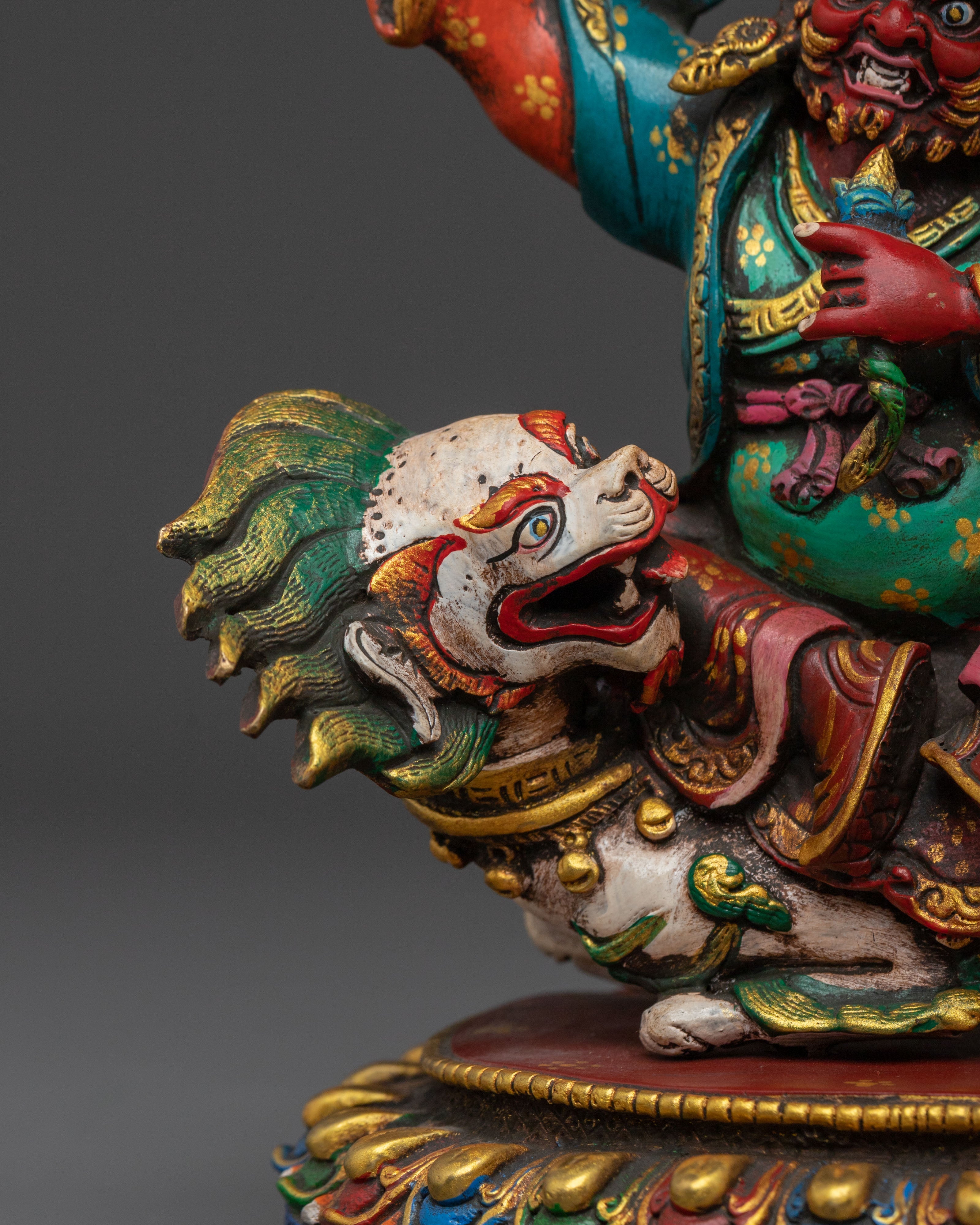 Dorje Legpa Statue: Guardian of Sacred Wisdom