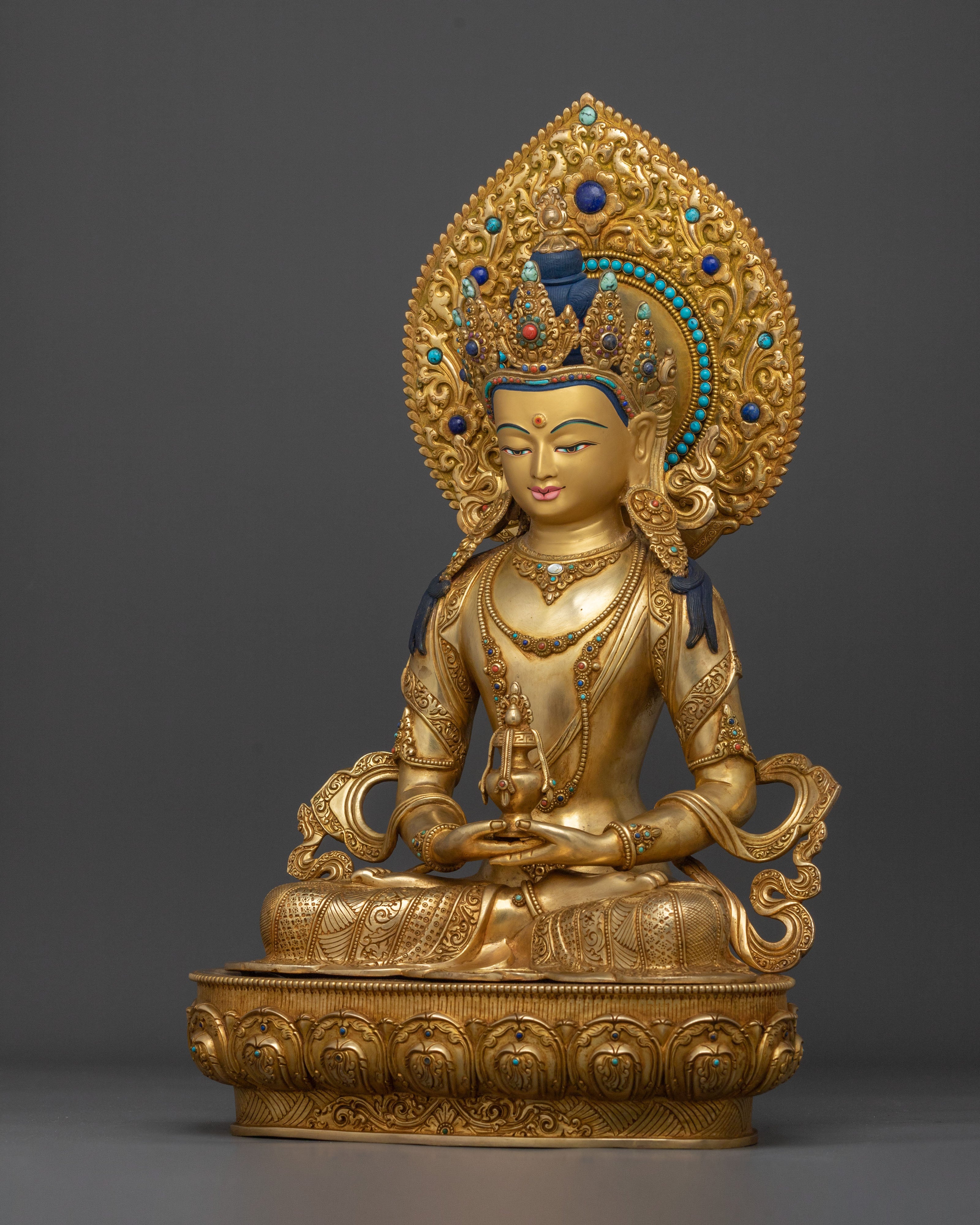 Handmade Amitayus Statue | Long Life Deity
