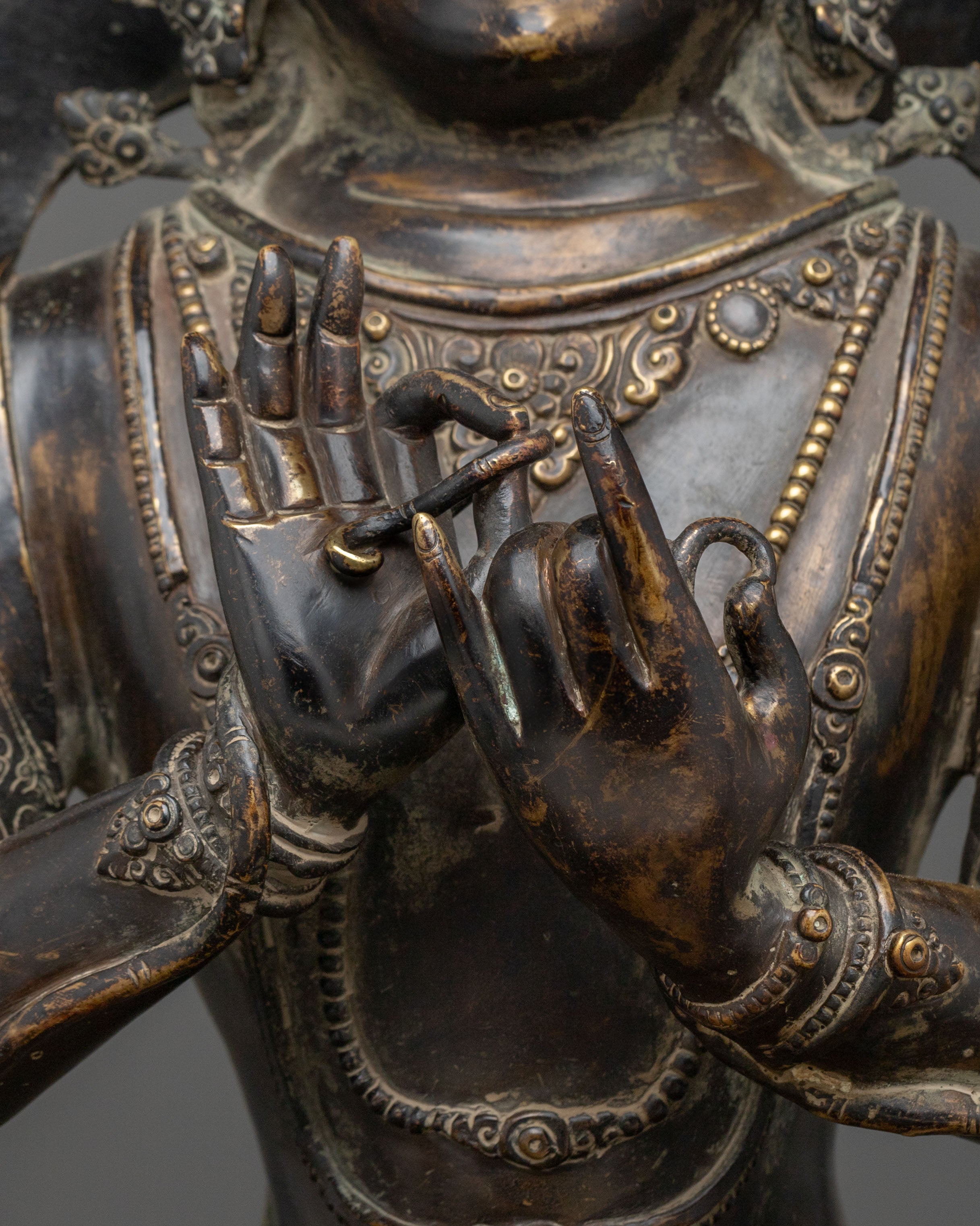 Tibetan Tikshna Manjushri Sacred Statue: Destroyer of Ignorance