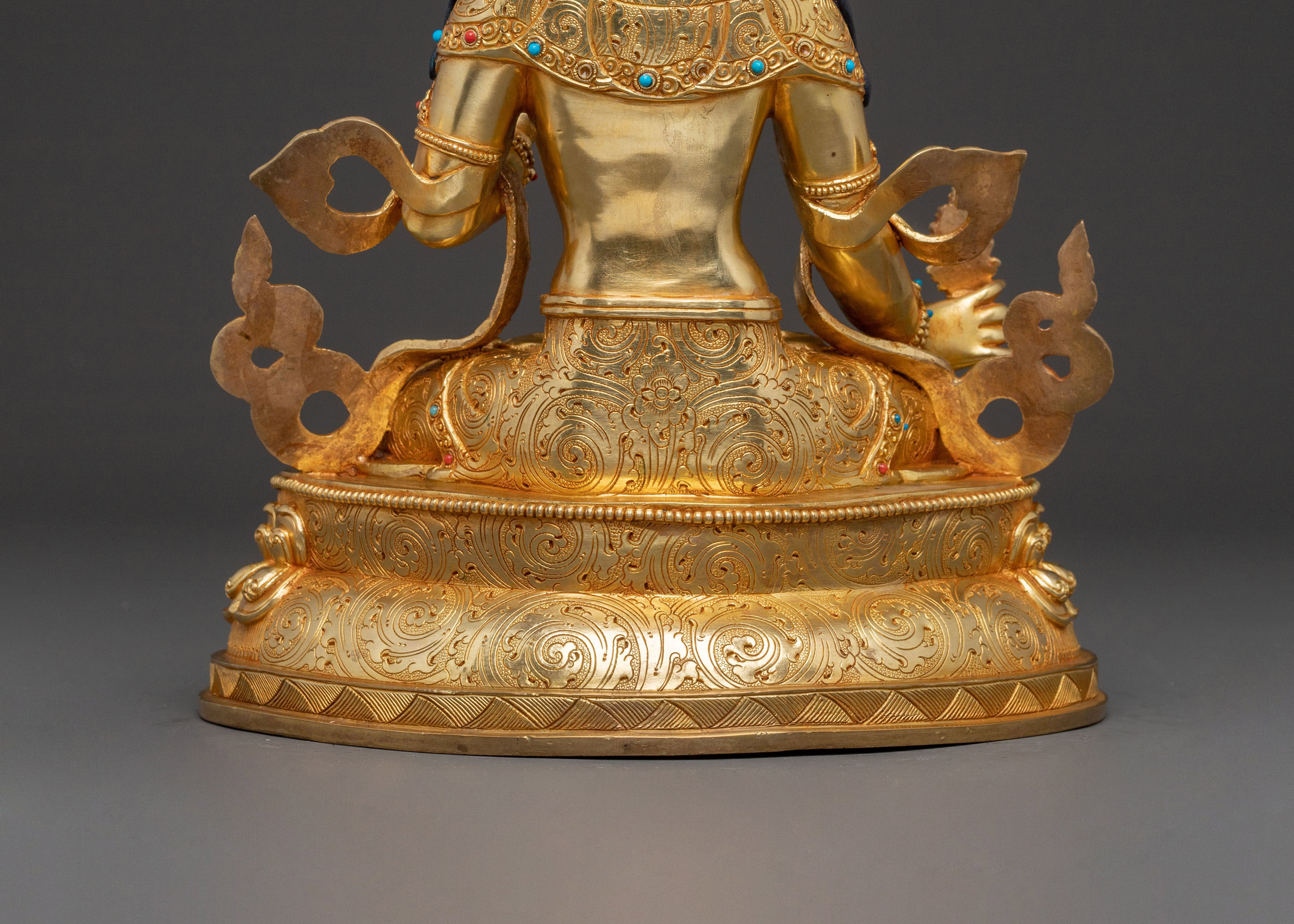 Dukar 24K Gold Gilded Statue | Protection Deity