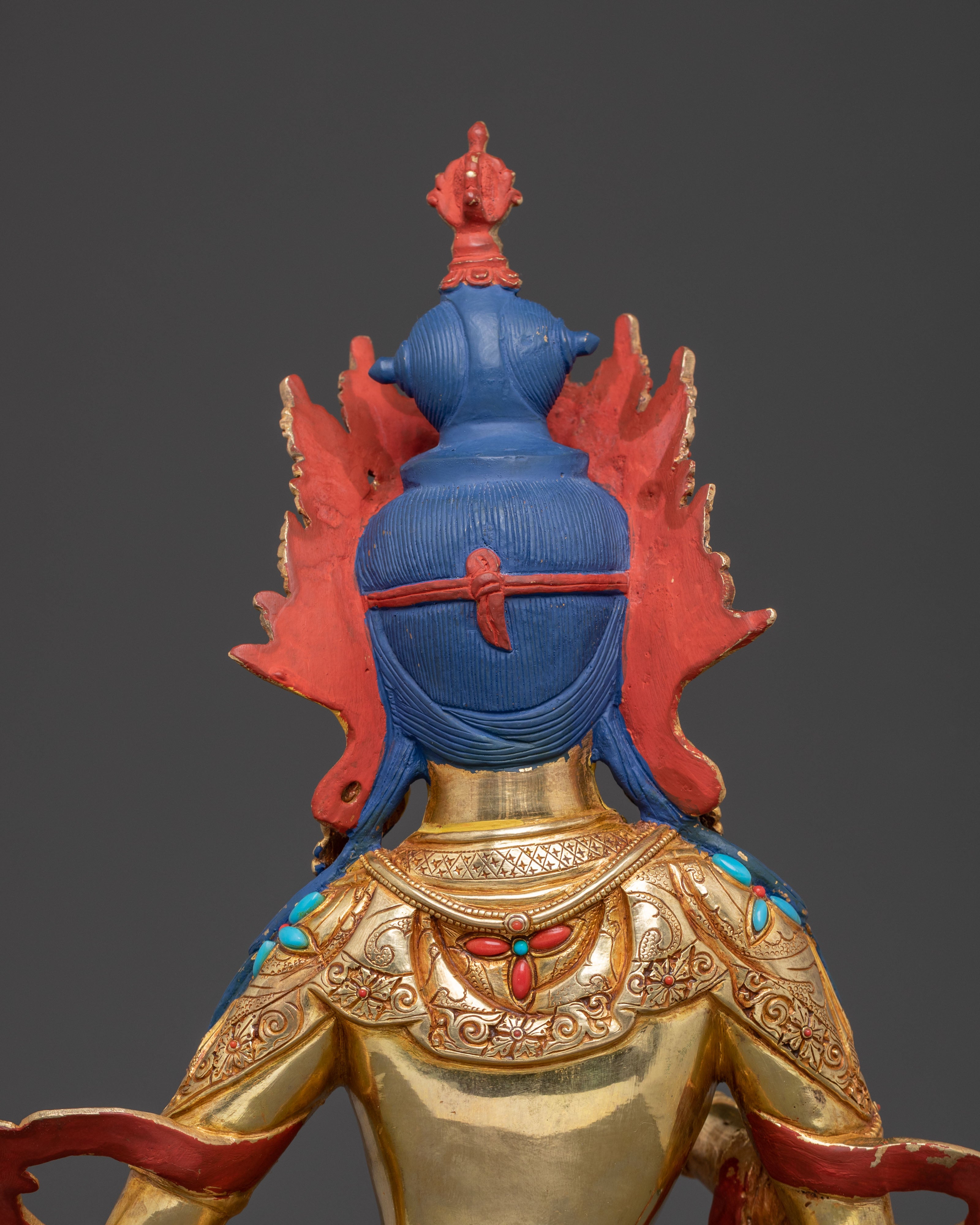 Vajrasattva Statue for Altar Decor – Masterpiece in 24K Gold
