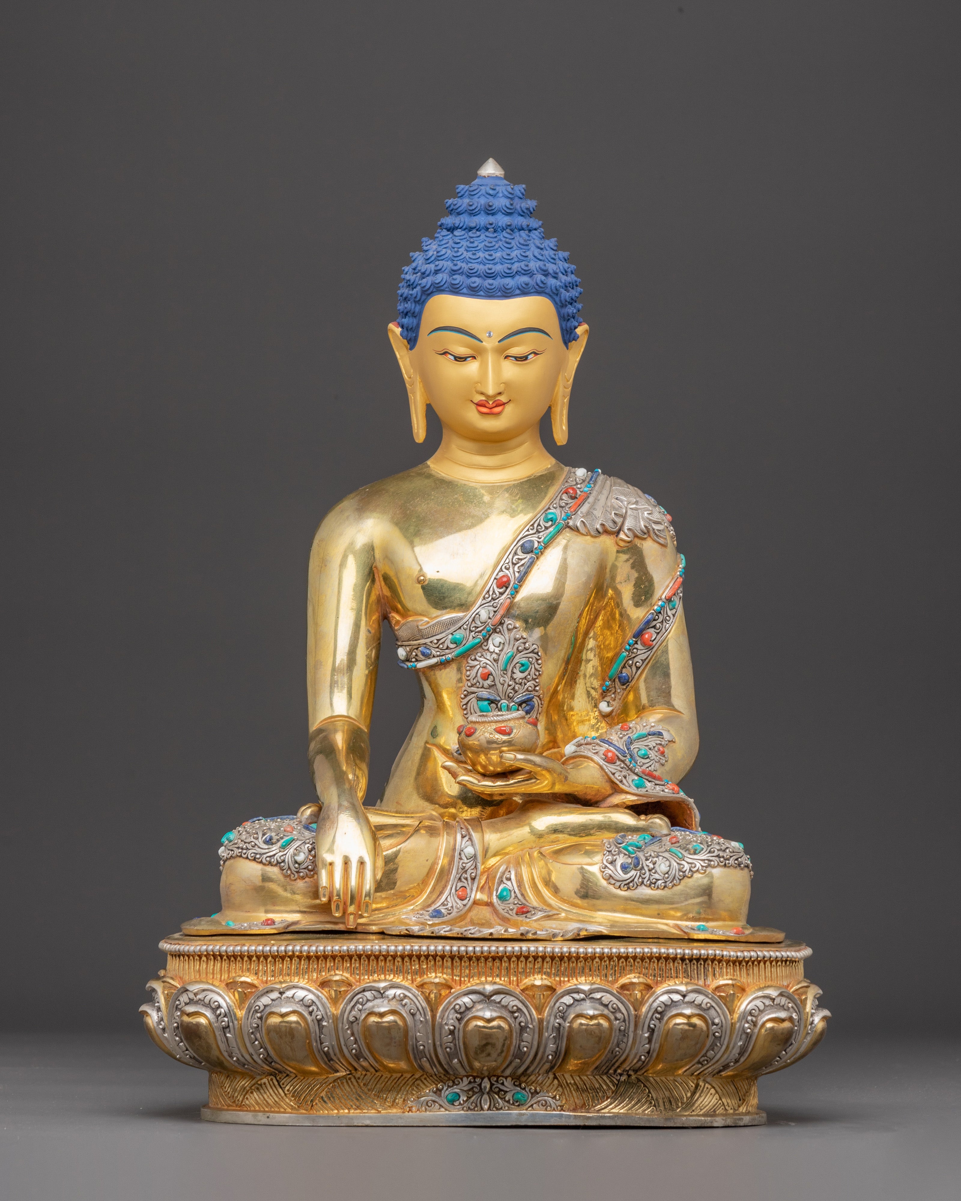 Handmade Dharma Guru Shakyamuni Buddha Sculpture | Enlightened Sage