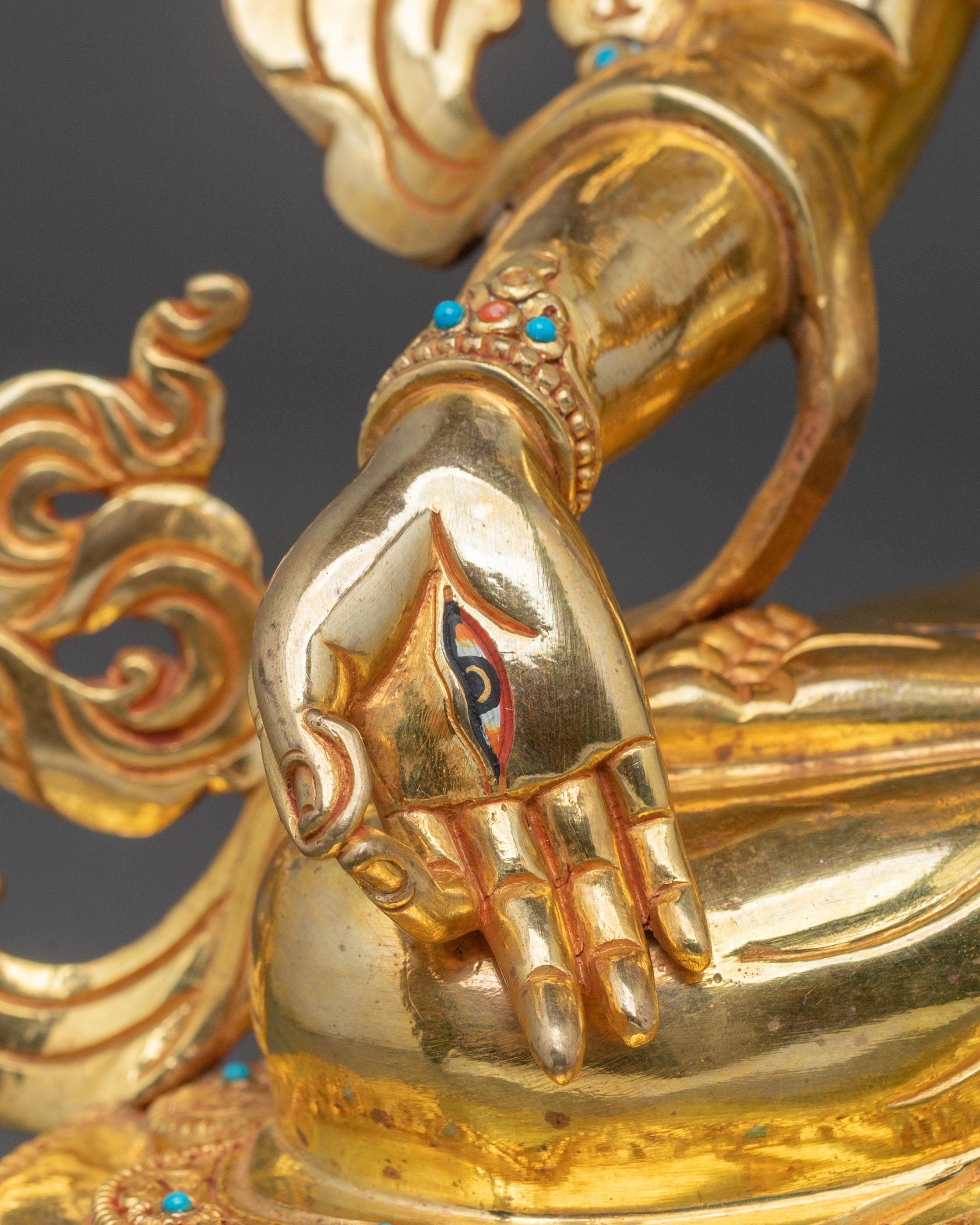 Hand Carved White Tara Sculpture | Symbol of Enlightenment