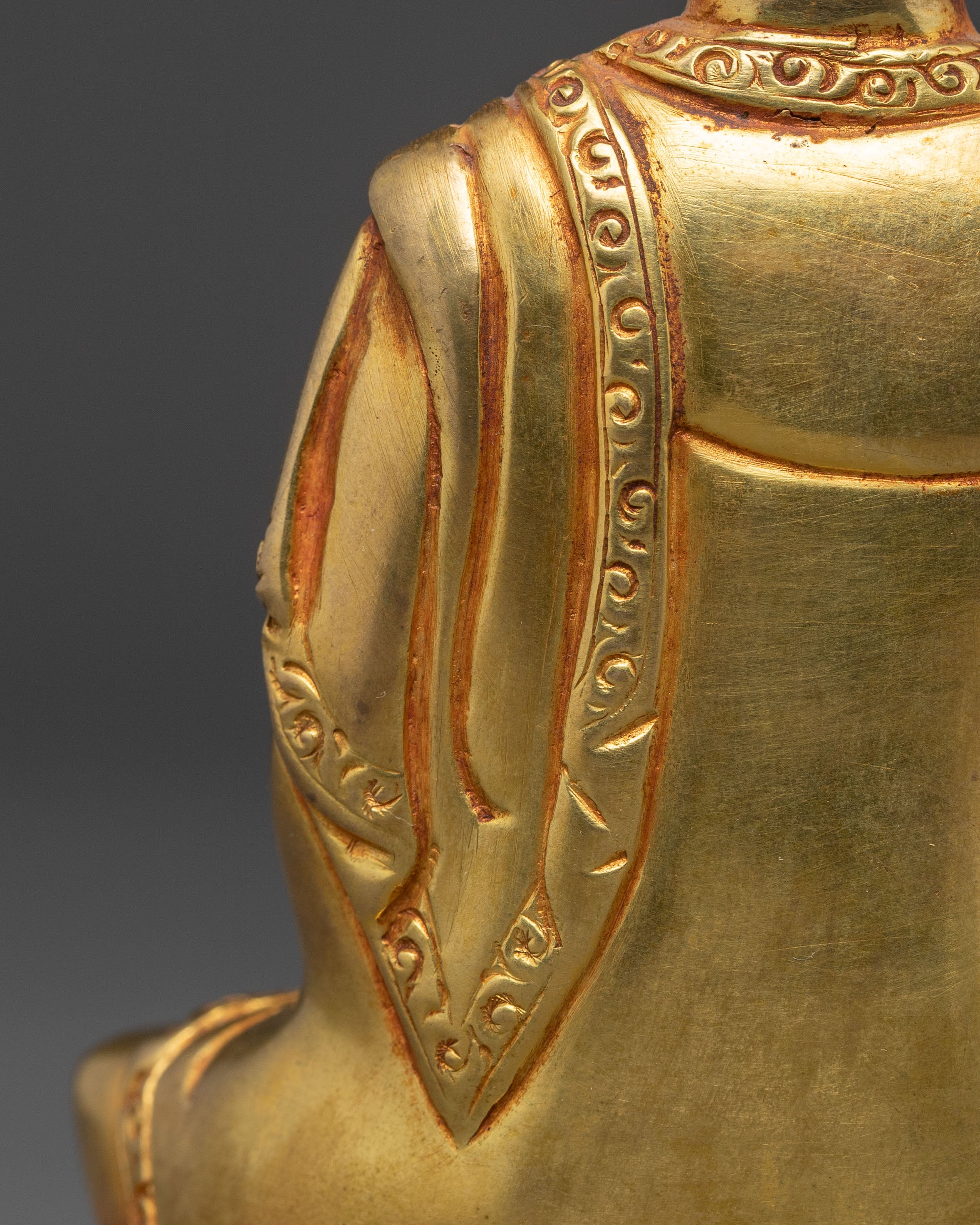 Amoghasiddhi Buddha Copper Statue | Nepalese Buddhist Art