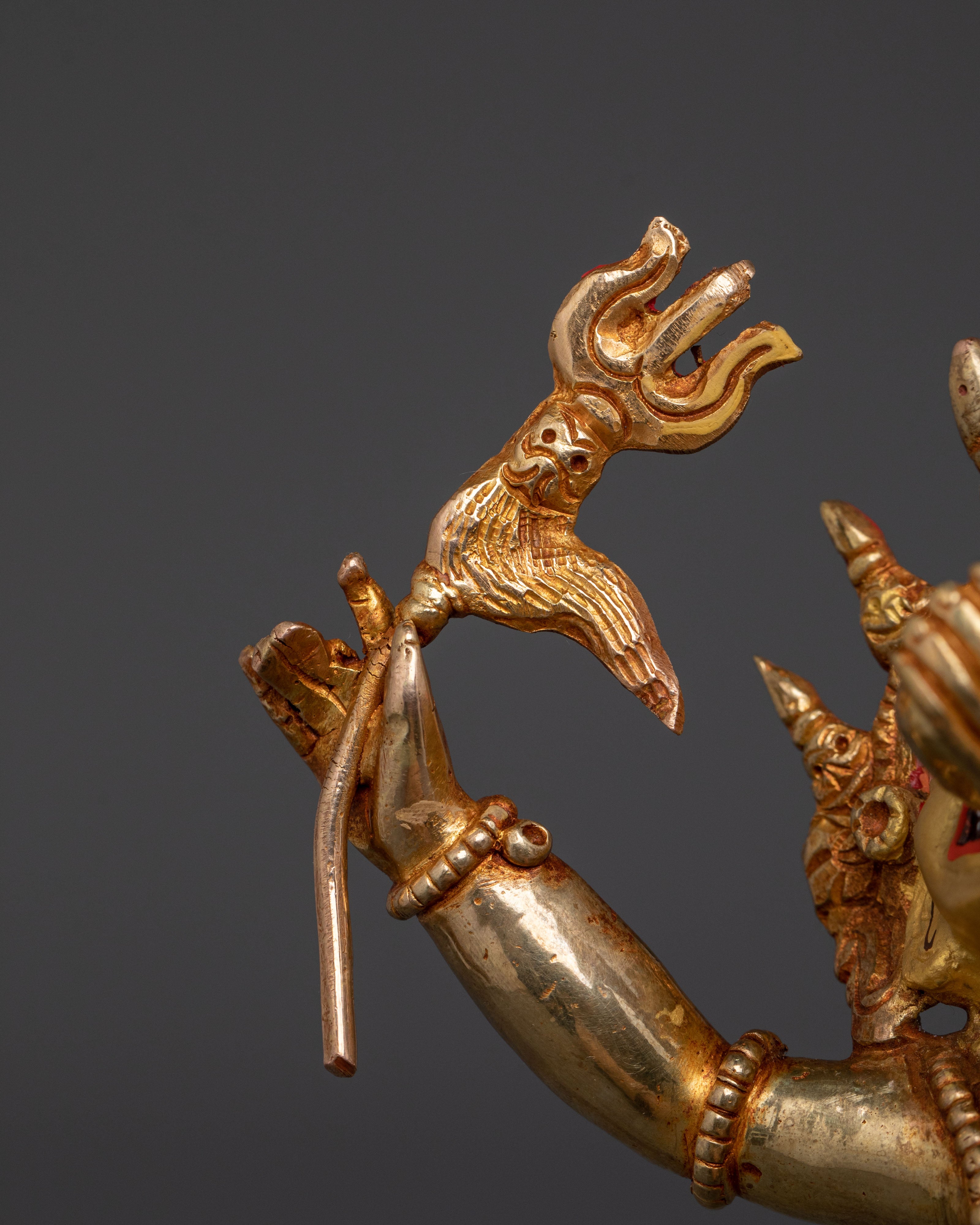 Yama Dharmaraja Buddhist Statue | Tibetan Protector Deity Sculpture