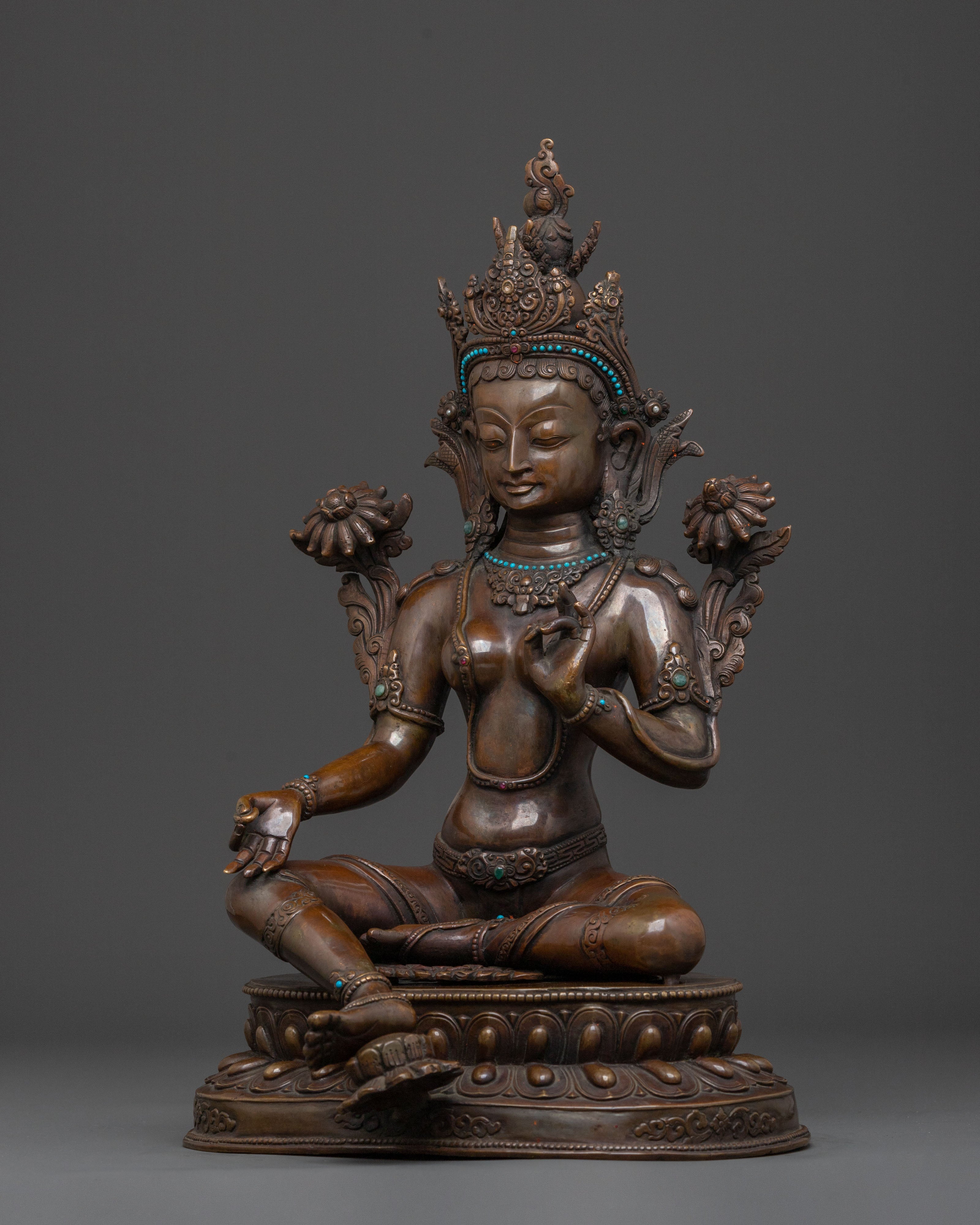 Green Tara Sacred Statue | Spiritual Growth