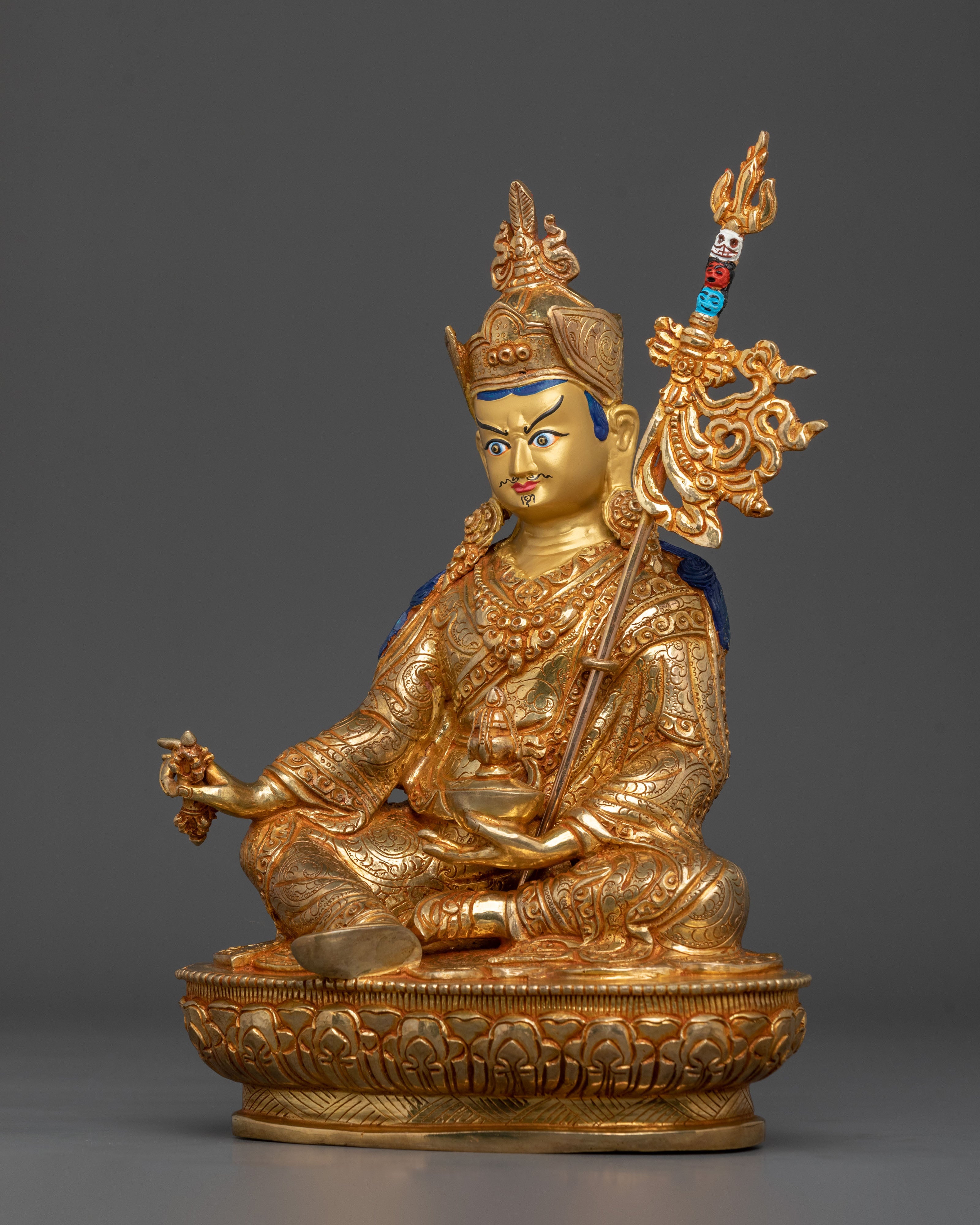 Guru Padmasambhava Himalayan Statue | Home Decor