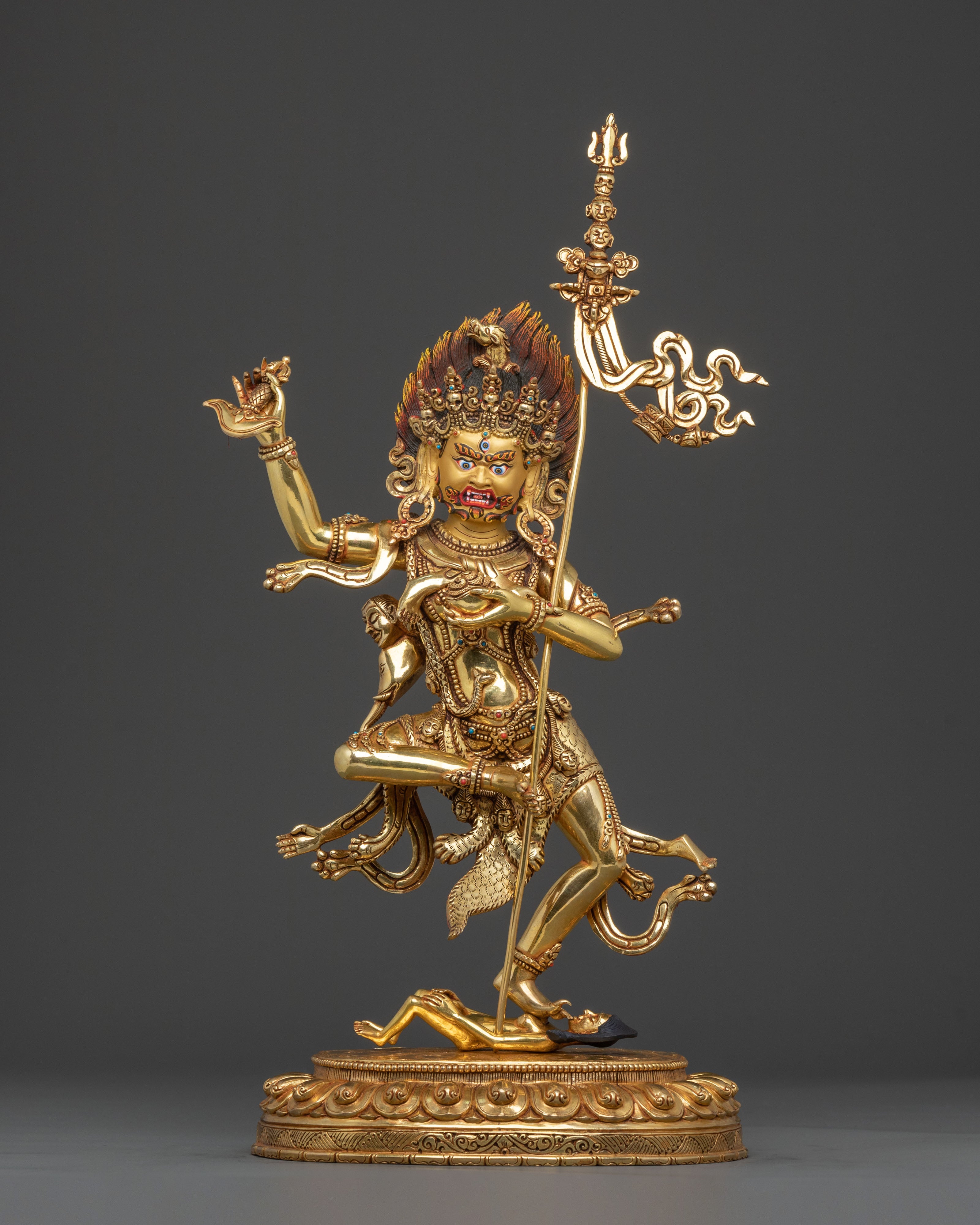 Troma Nagmo Statue: Wrathful Wisdom Goddess of Transformation
