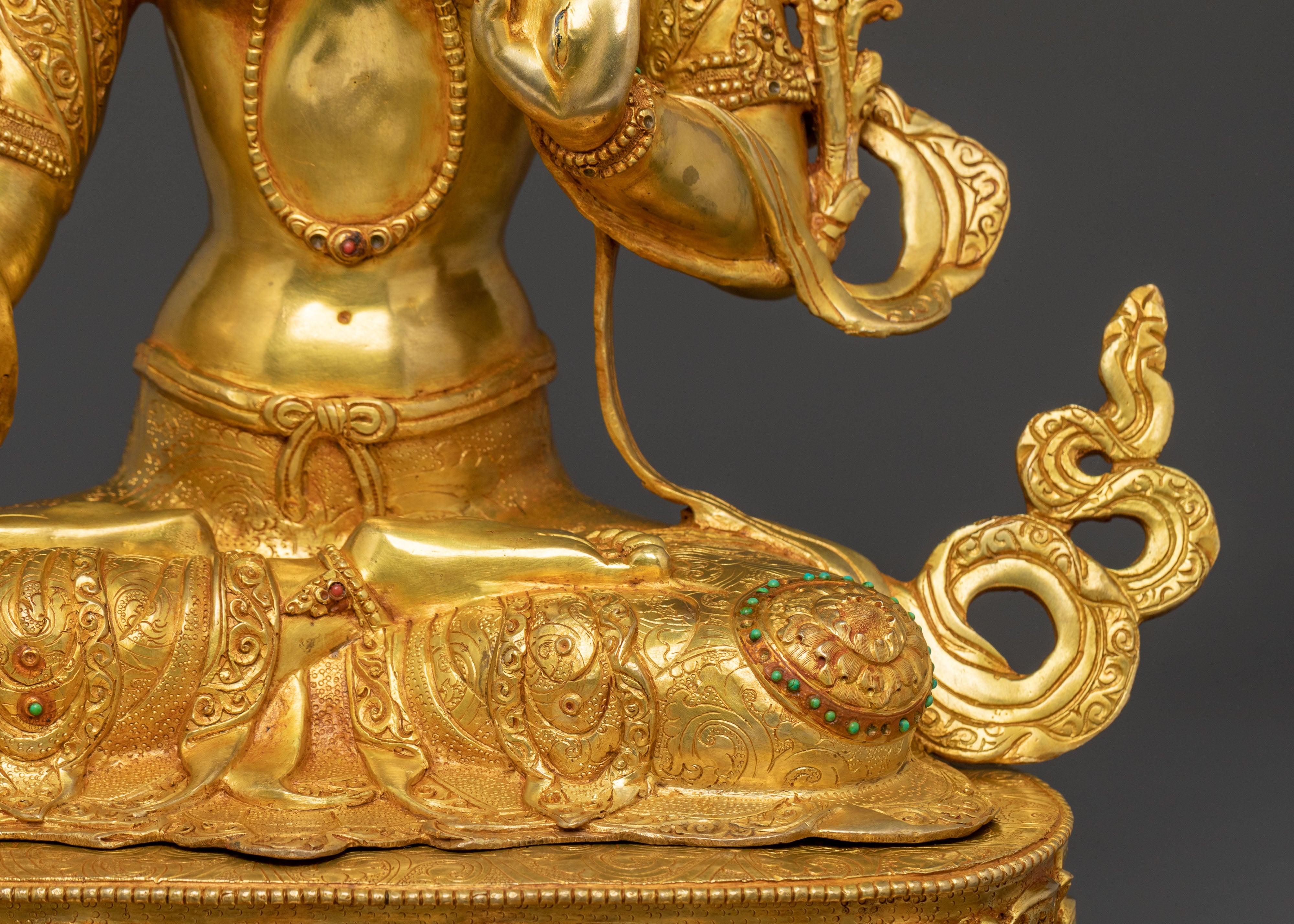 White Tara | Handcrafted 24K Gold Gilded Statue