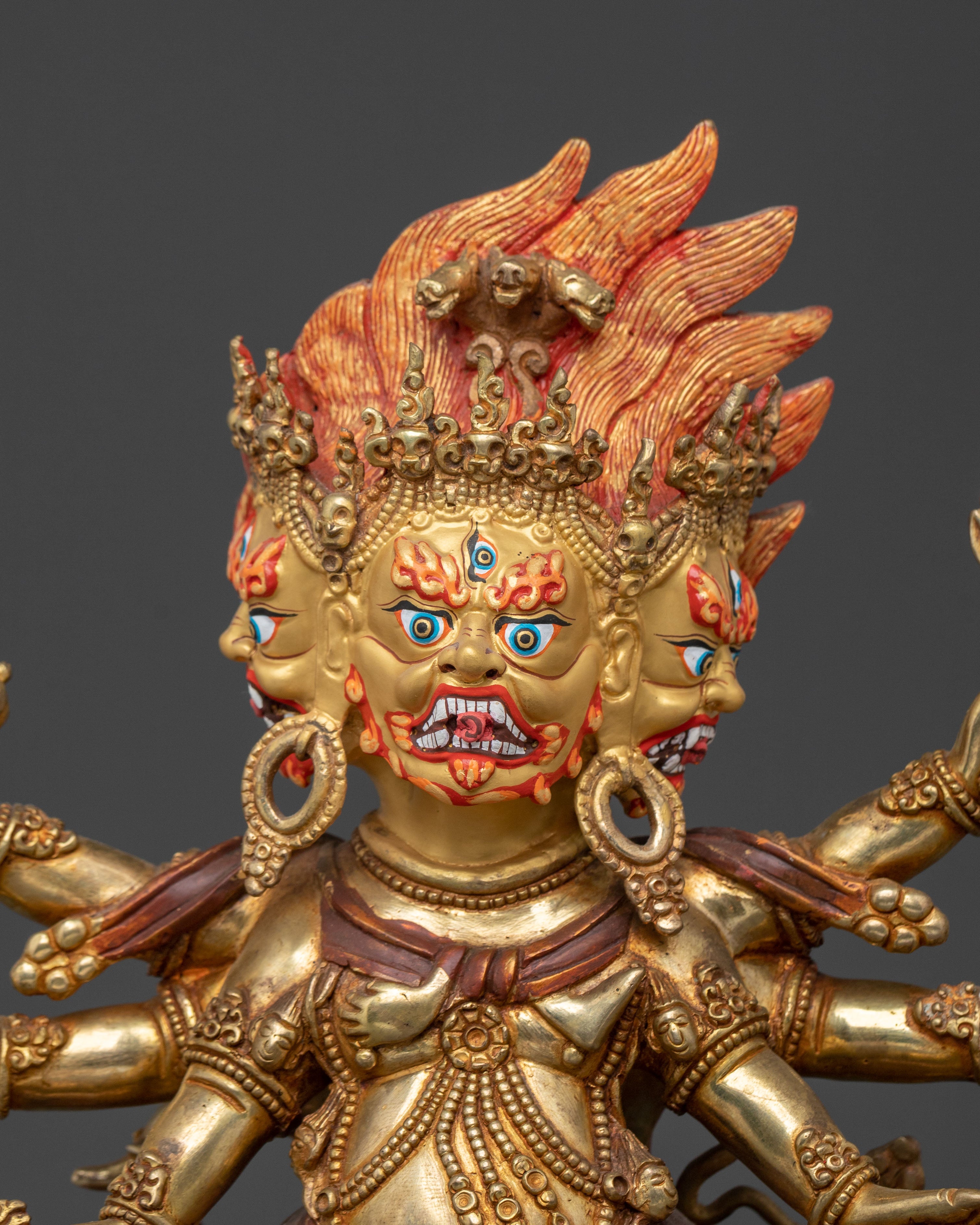 Wrathful Hayagriva Statue | Buddhist Protector Altar Decor