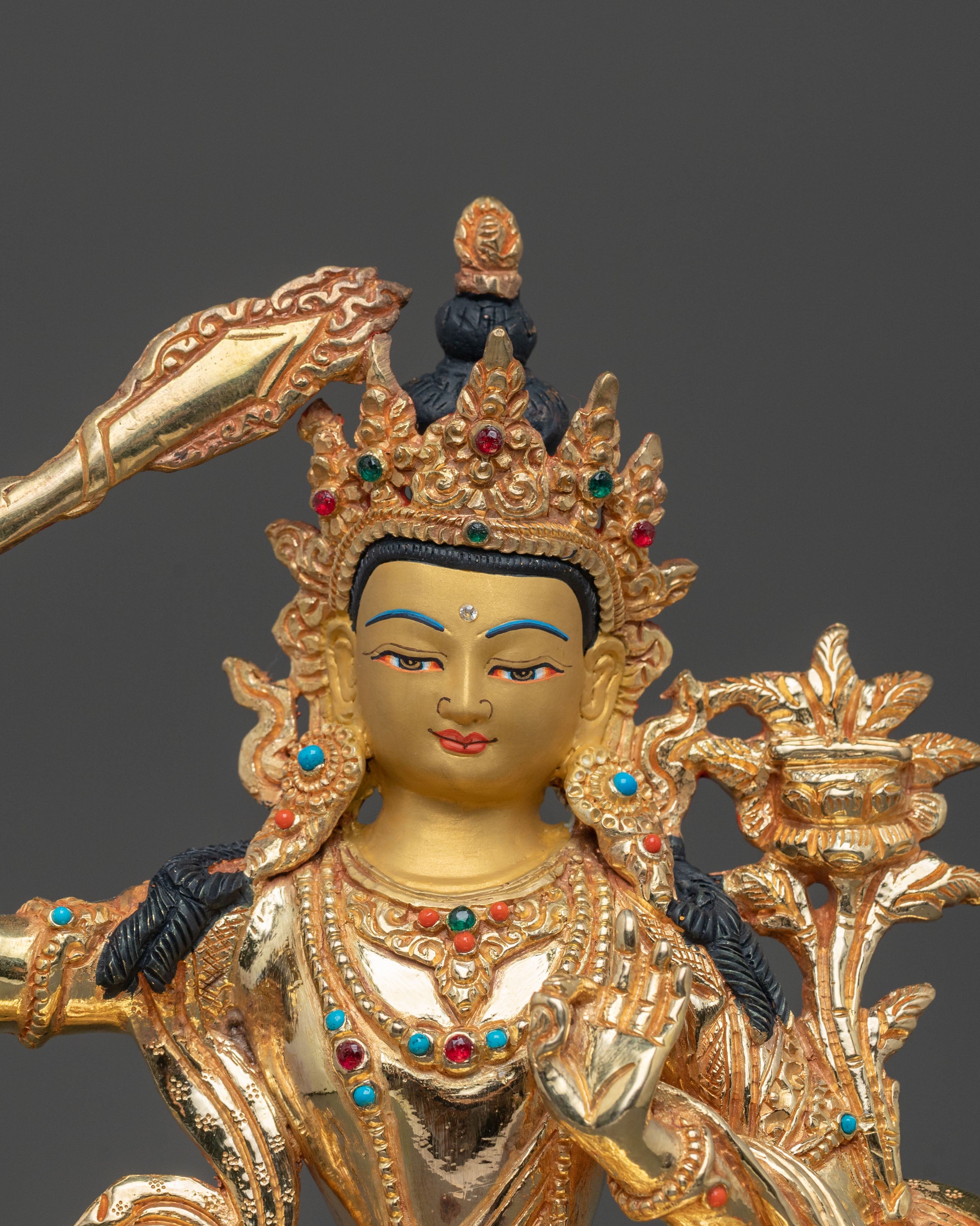 Sacred Manjushri Sculpture | Wisdom Deity