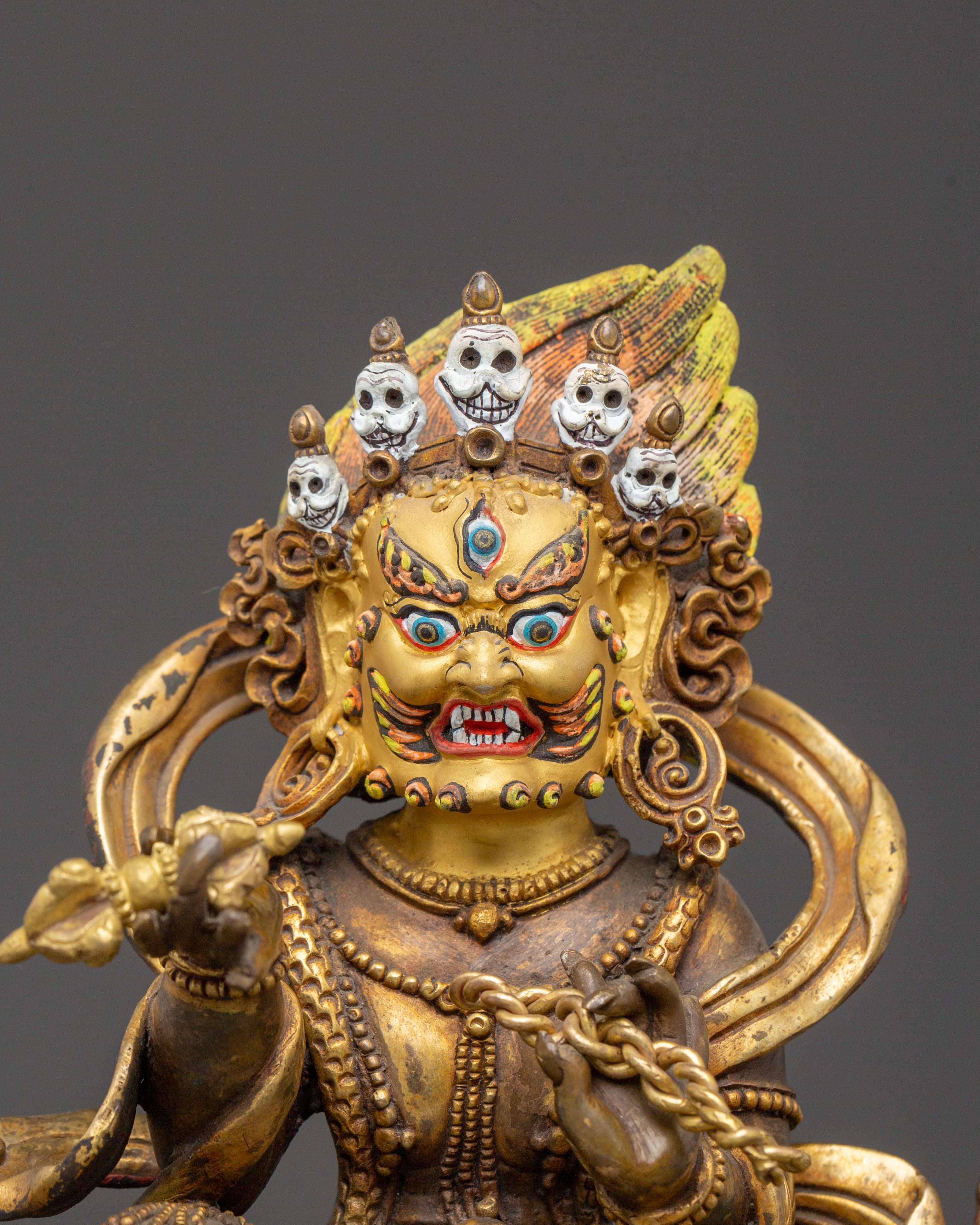 Vajrapani Fierce Protector Statue – Handcrafted Devotion