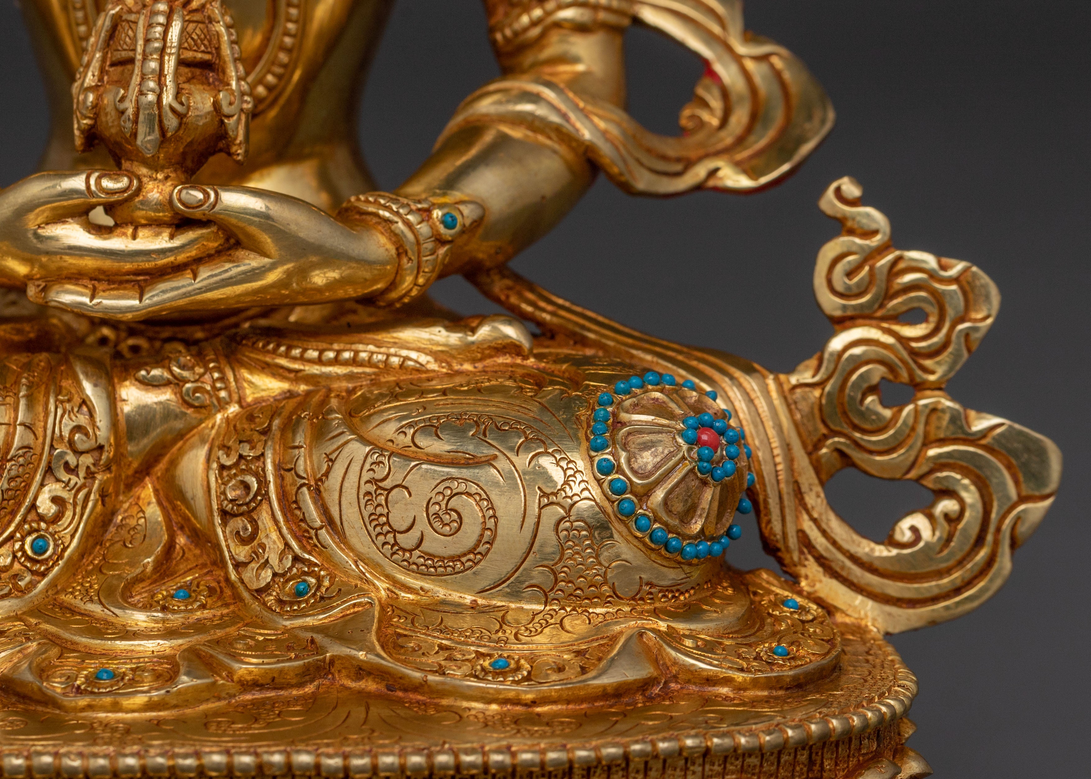 Radiant Amitayus Blessing Statue | Spiritual Altars