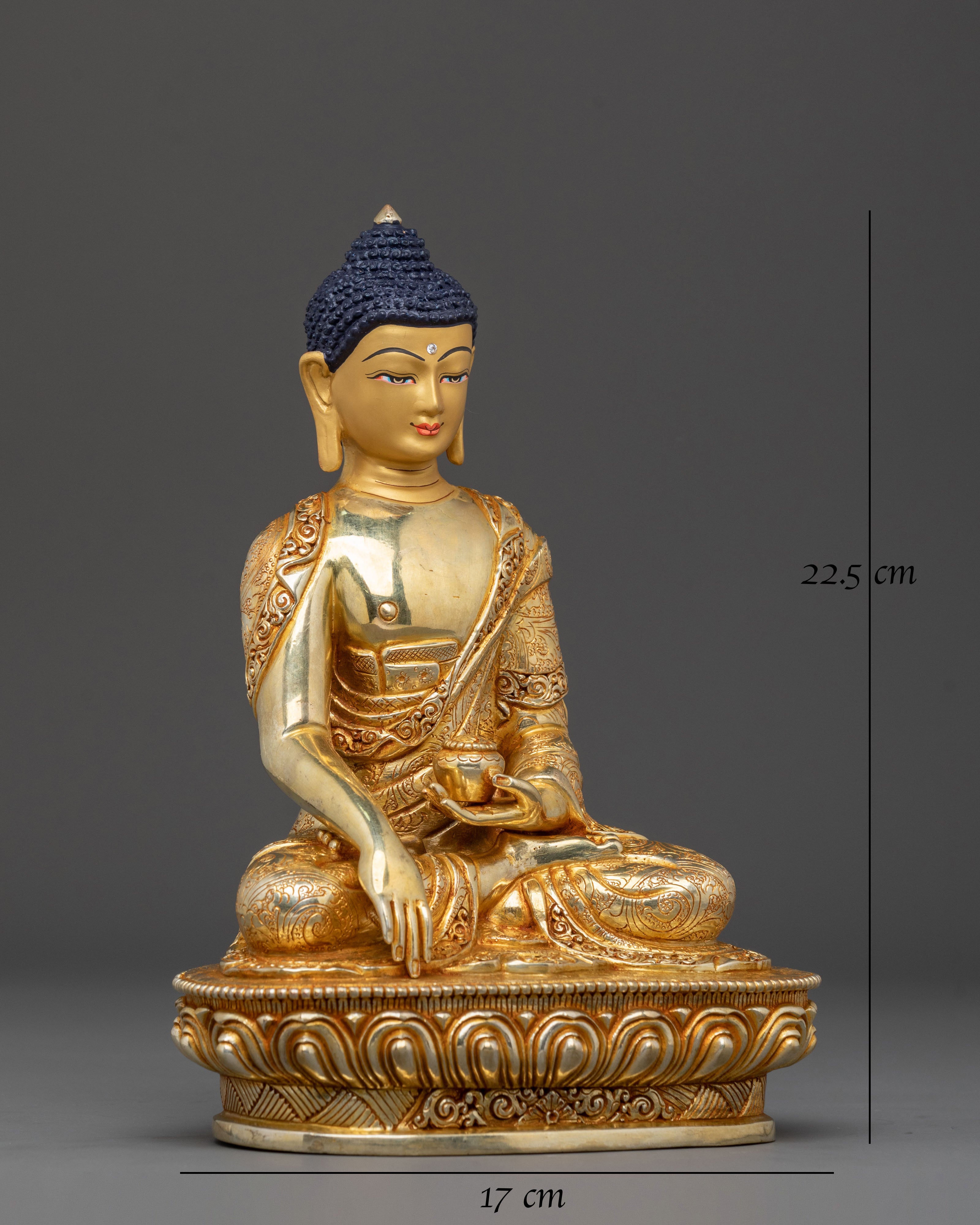 Shakyamuni Buddha Golden Statue | Enlightened Guide