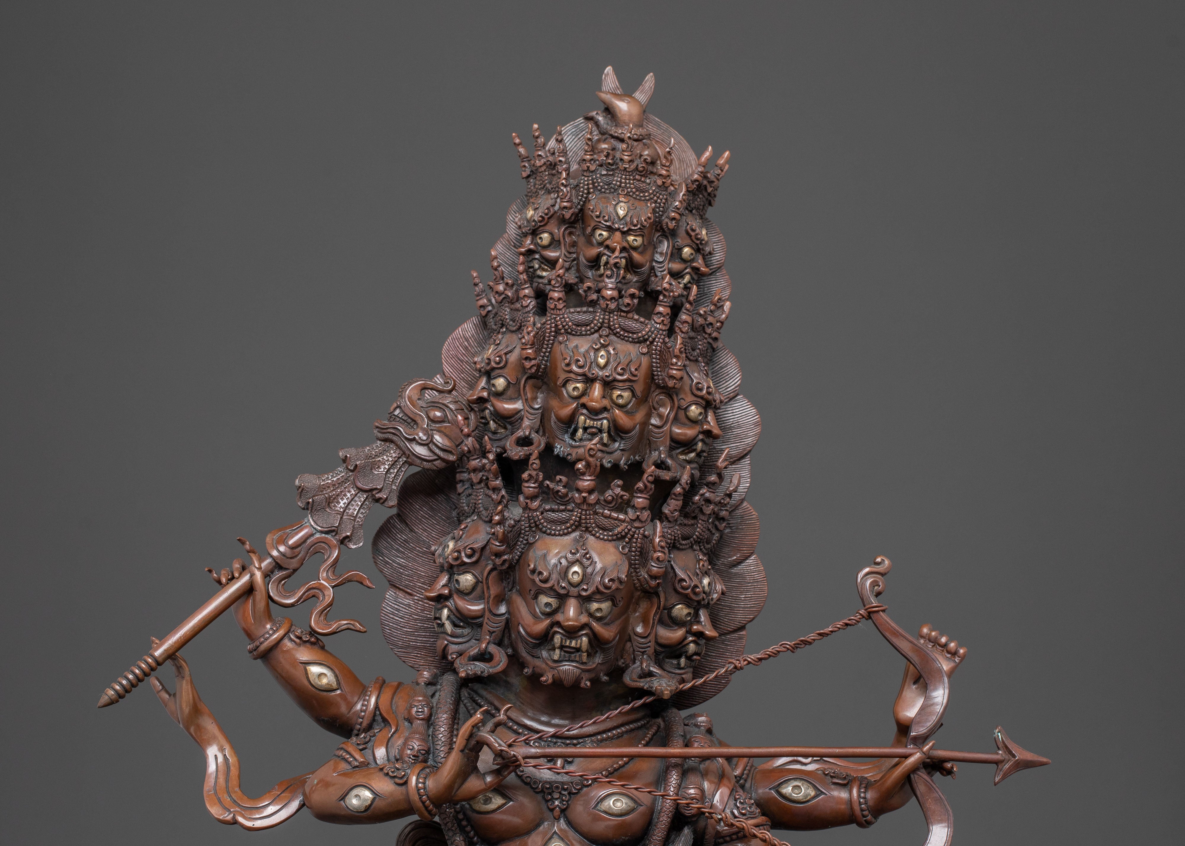 Nyingma protector Rahula Statue | Worldly Protector
