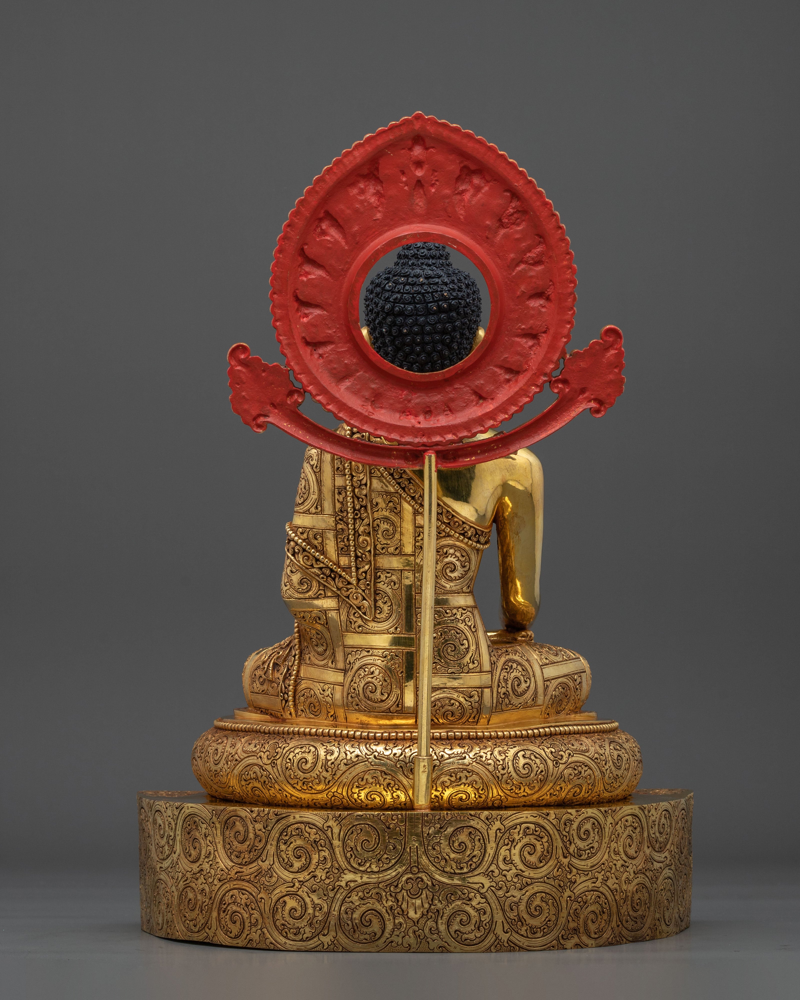 Three Buddha Golden Statue Set | Buddhist Sculpture Collection