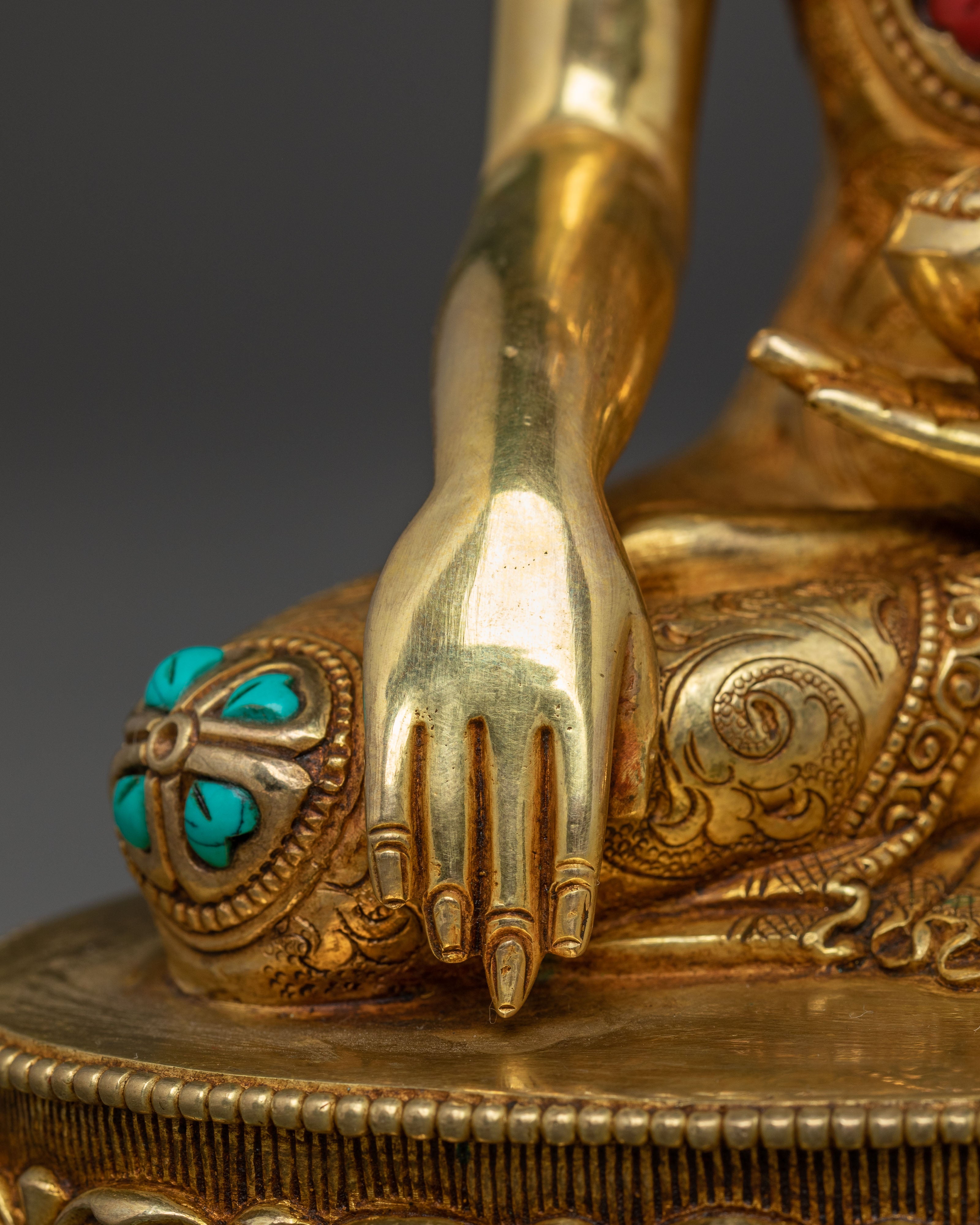 Shakyamuni Buddha Handmade Golden Statue | Historical Buddha