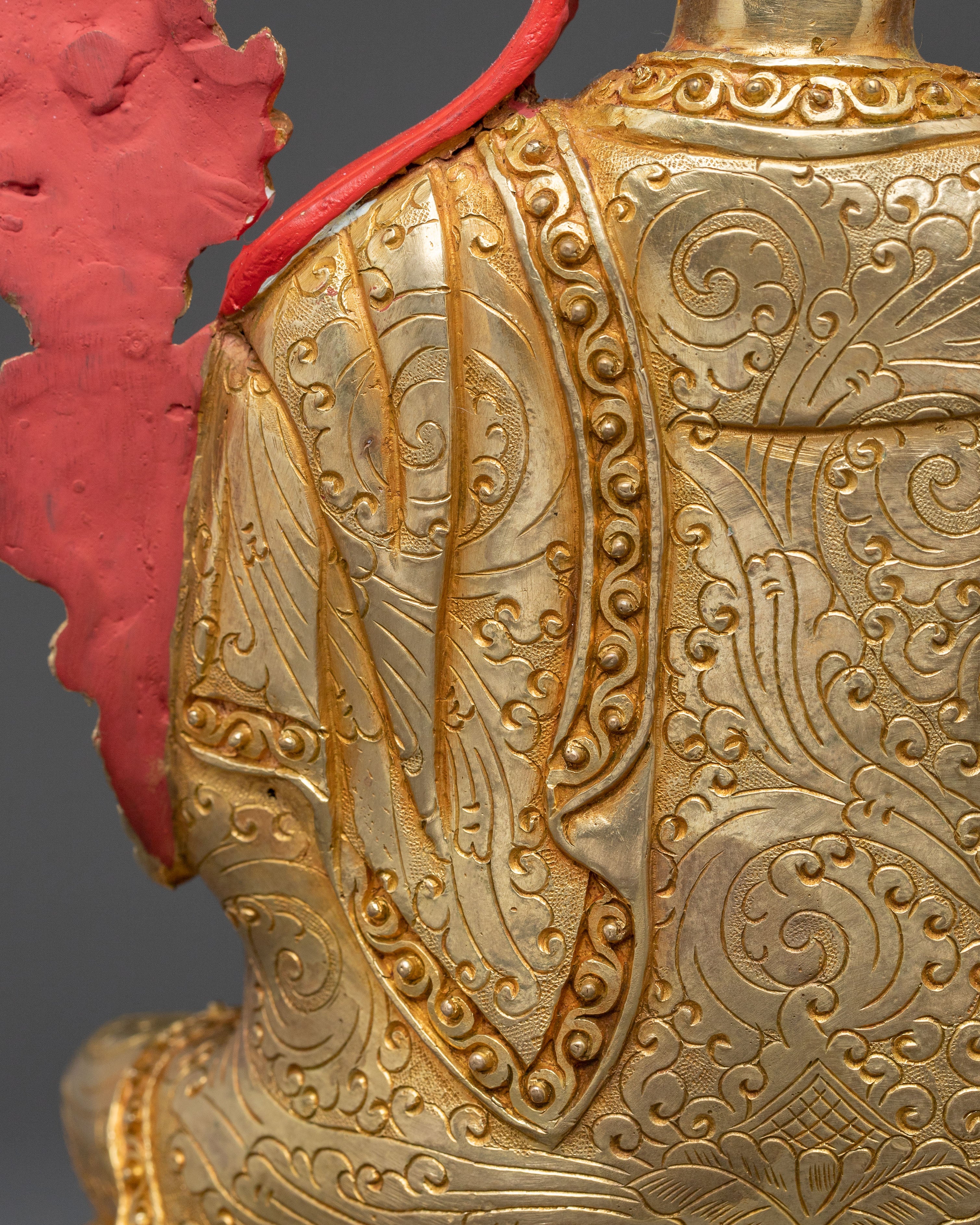 Tsongkhapa Master Statue in 24K Gold