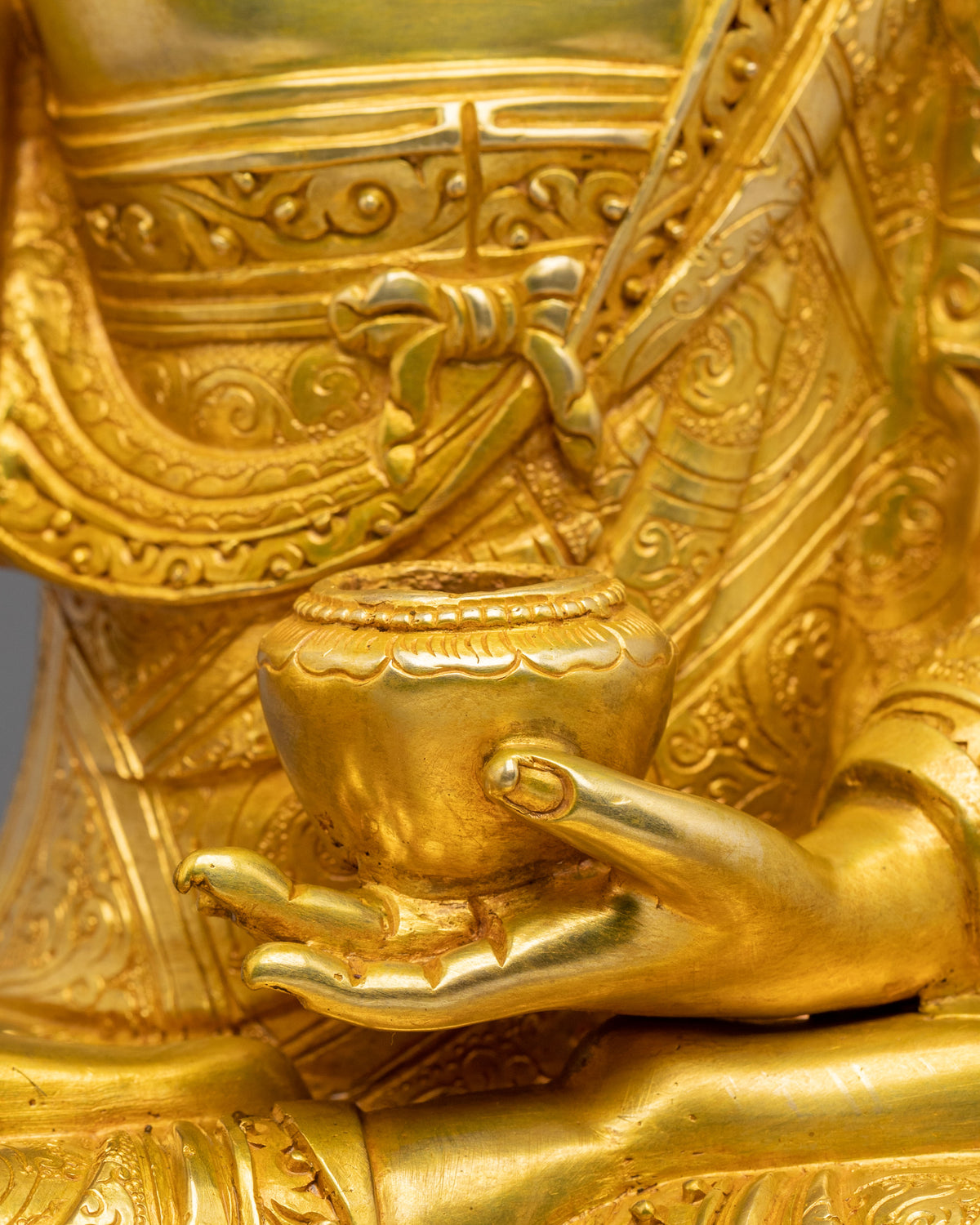 Shakyamuni Buddha Statue | Hand-Carved Buddhist Figurine