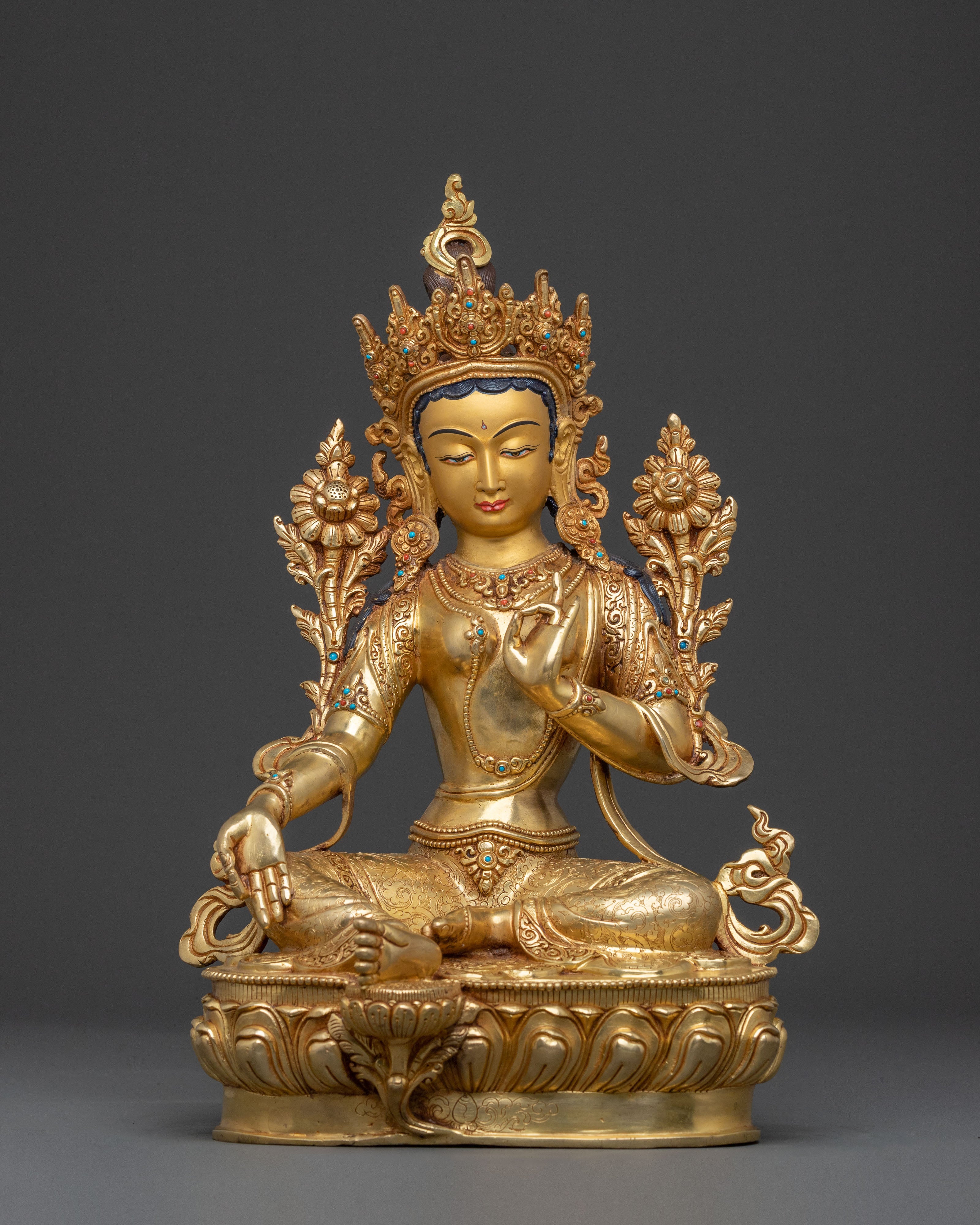 Green Tara Statue
