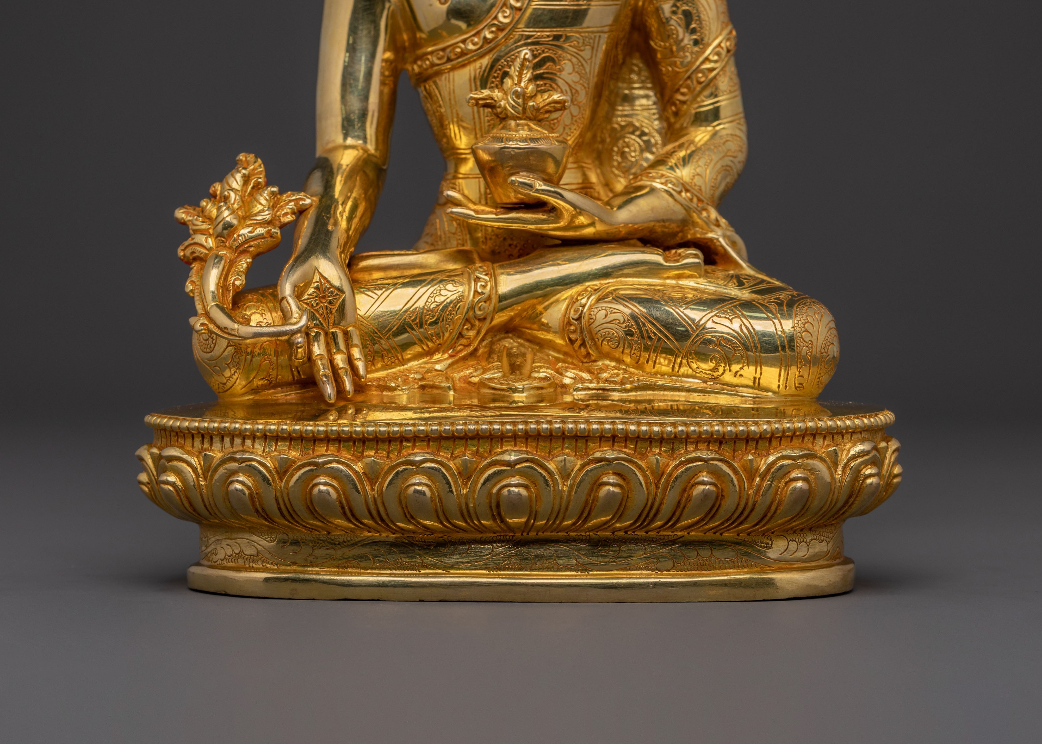 Medicine Buddha Tibetan Statue | Healing Figure