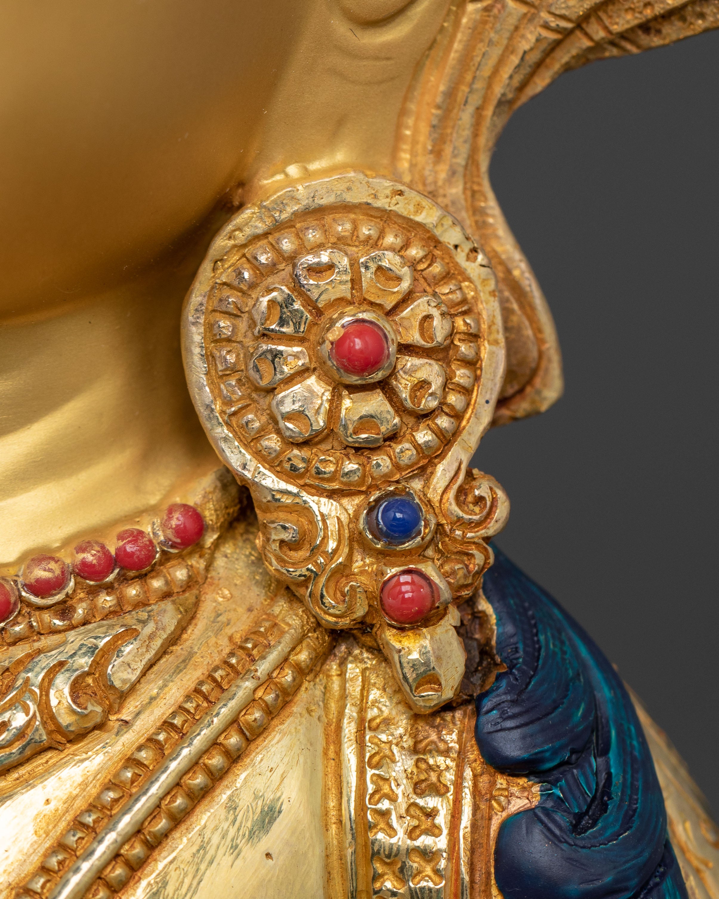 Vajrasattva 24k Gold Gilded Spiritual Form