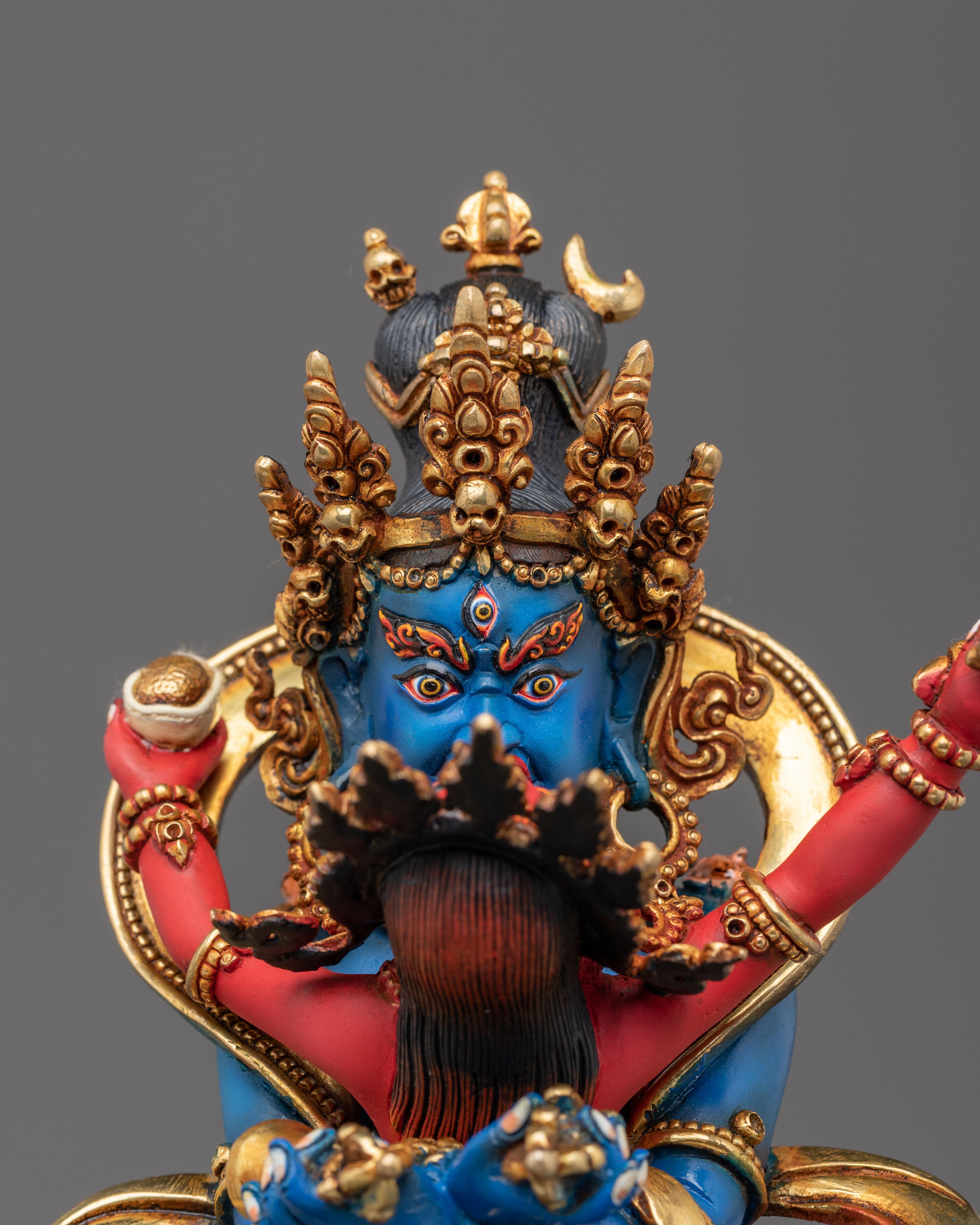 Chakrasamvara Copper Sculpture | Home Decor