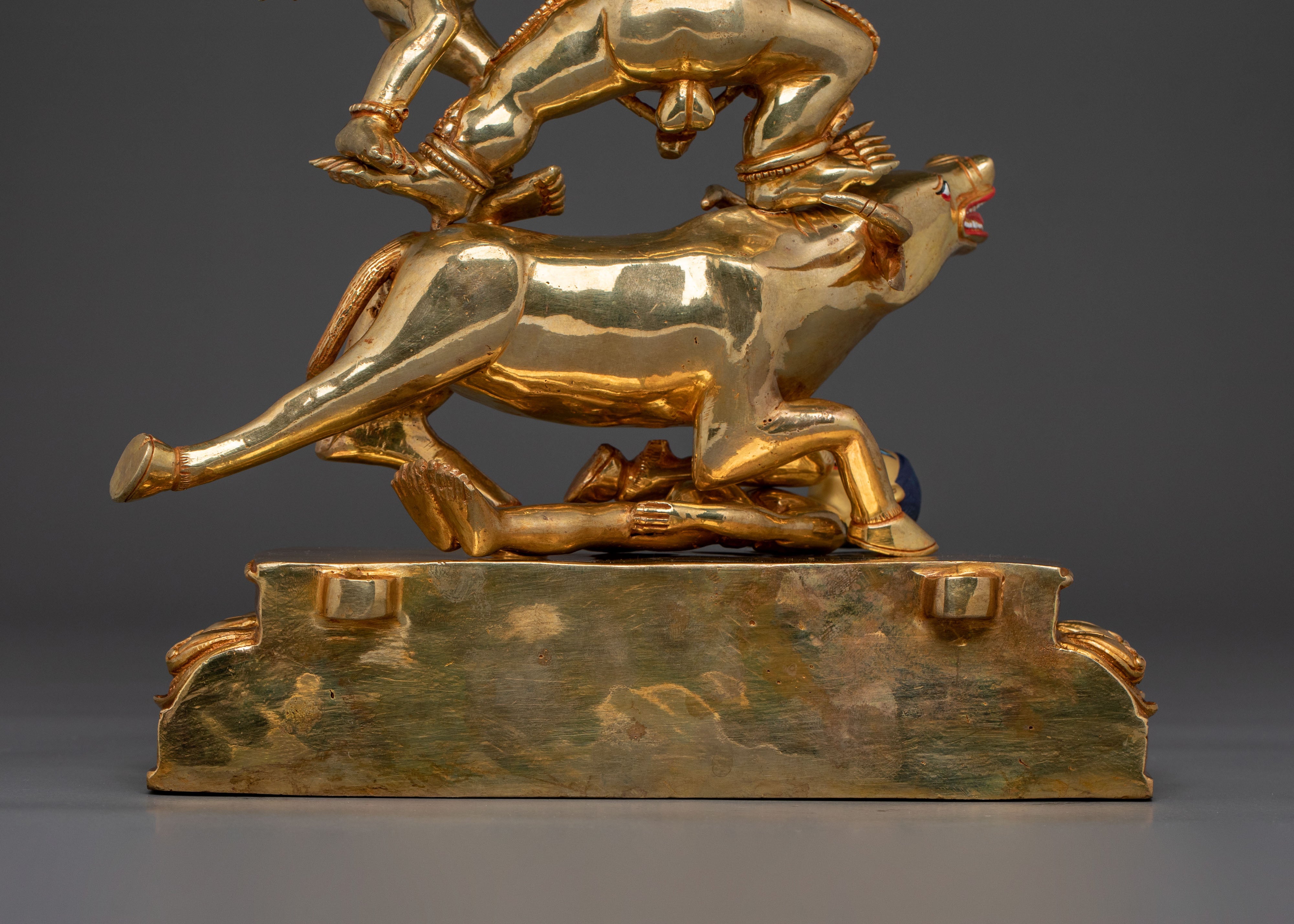 Yama Dharmaraja Buddhist Statue | Tibetan Protector Deity Sculpture
