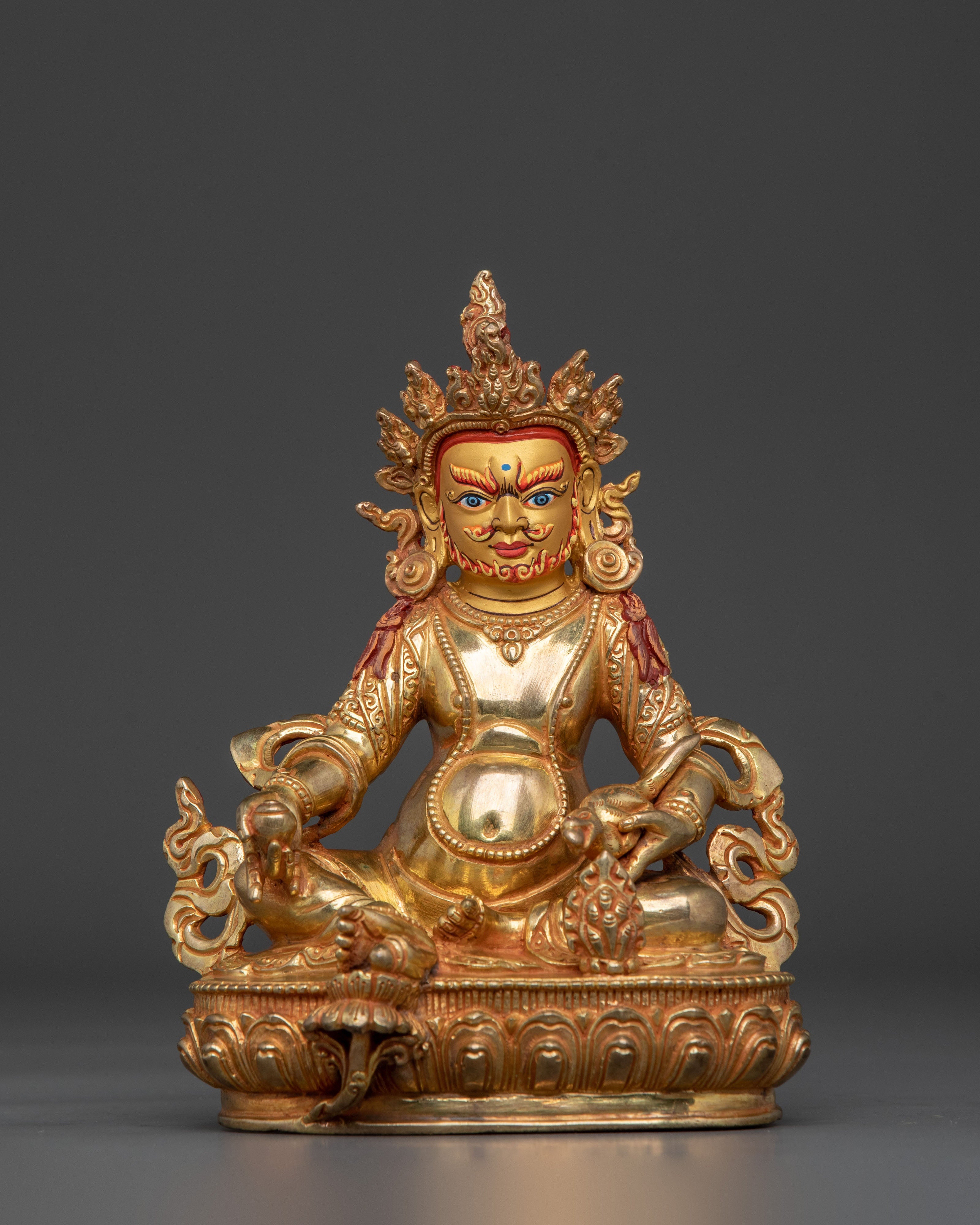 Dzambhala Statue Tibetan Wealth God | Buddhist Deity of Prosperity