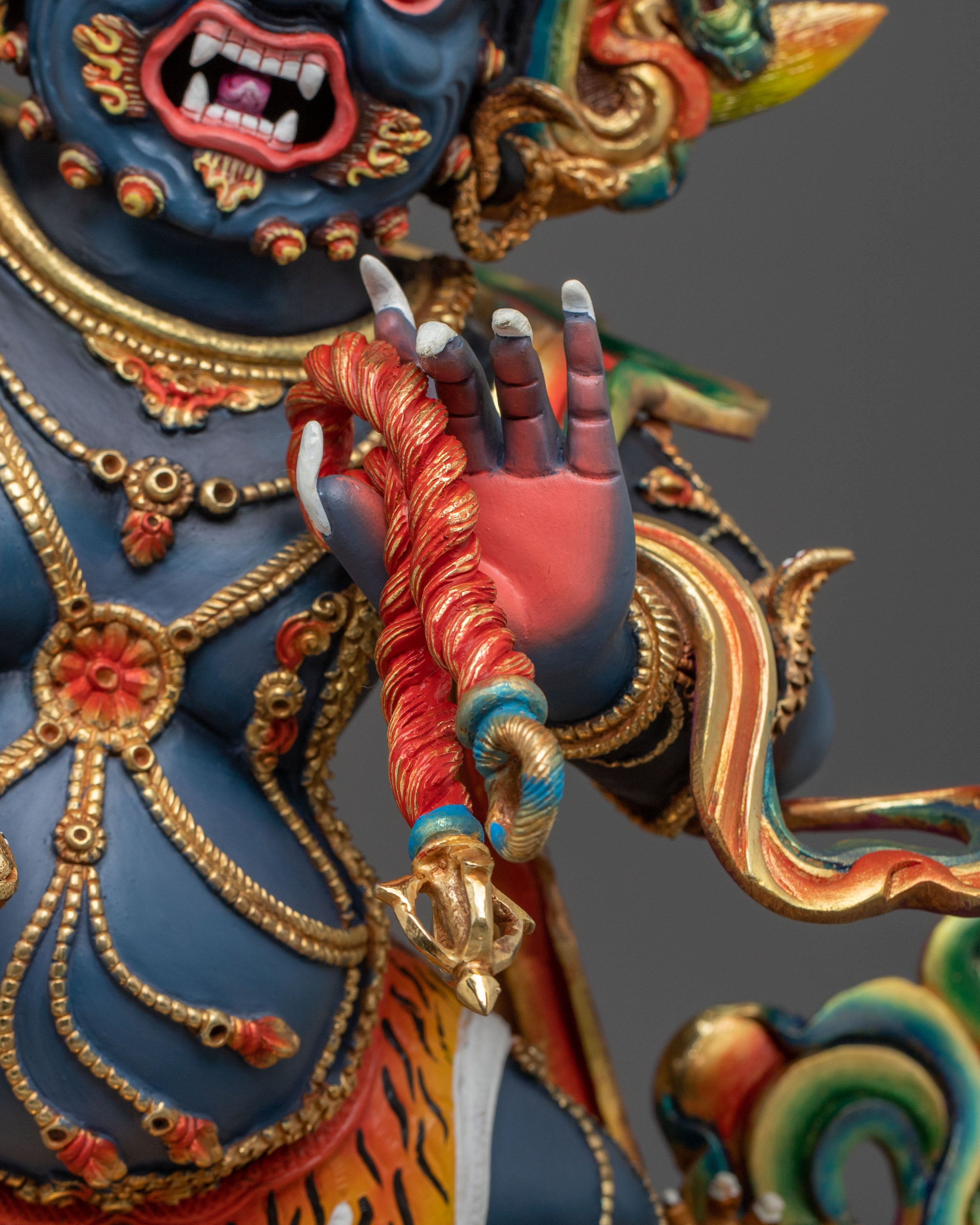 Tibetan Deity Vajrapani Statue | Altar Home Decor