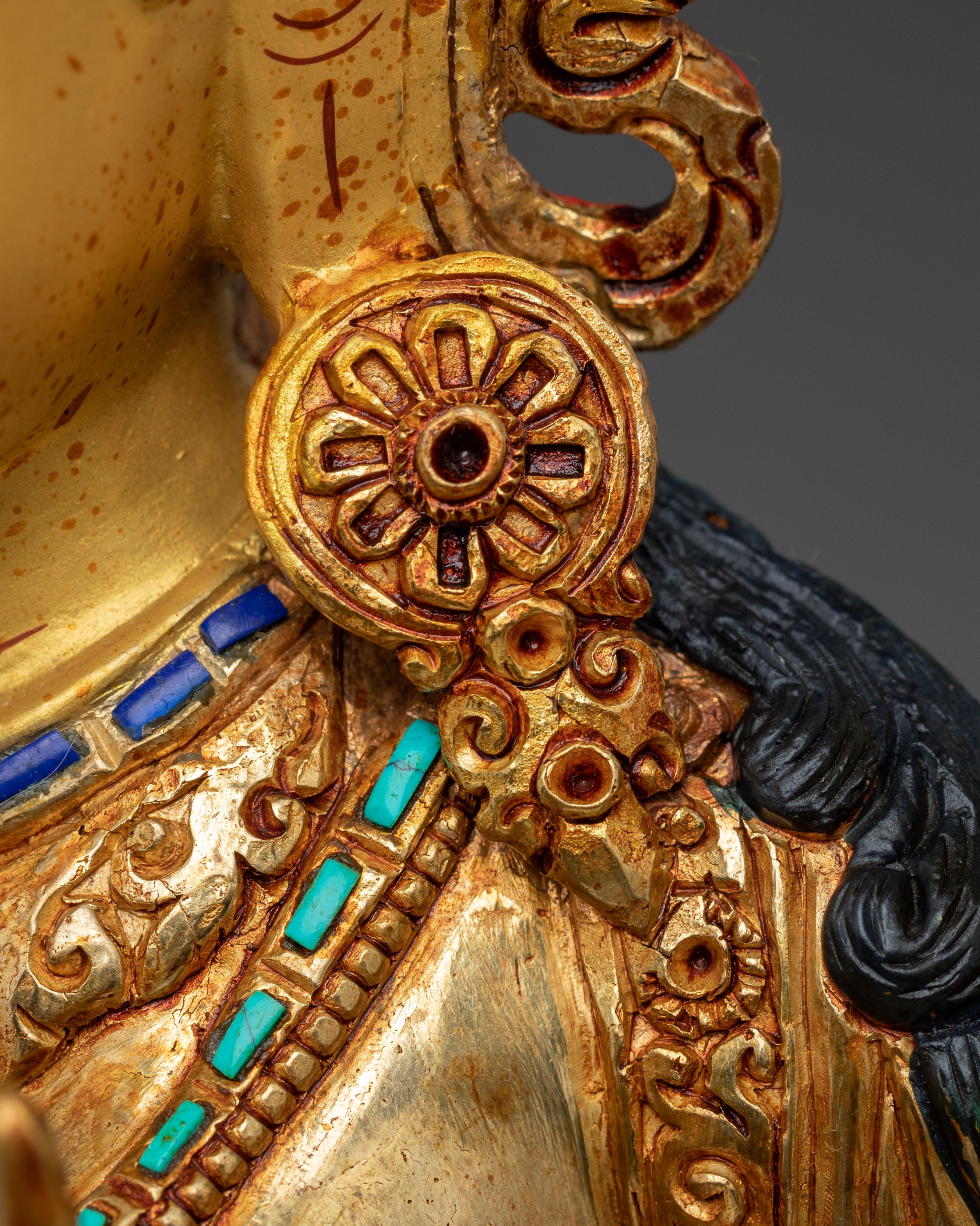 Handcrafted Copper Green Tara Statue | Embodiment of Compassionate Protection