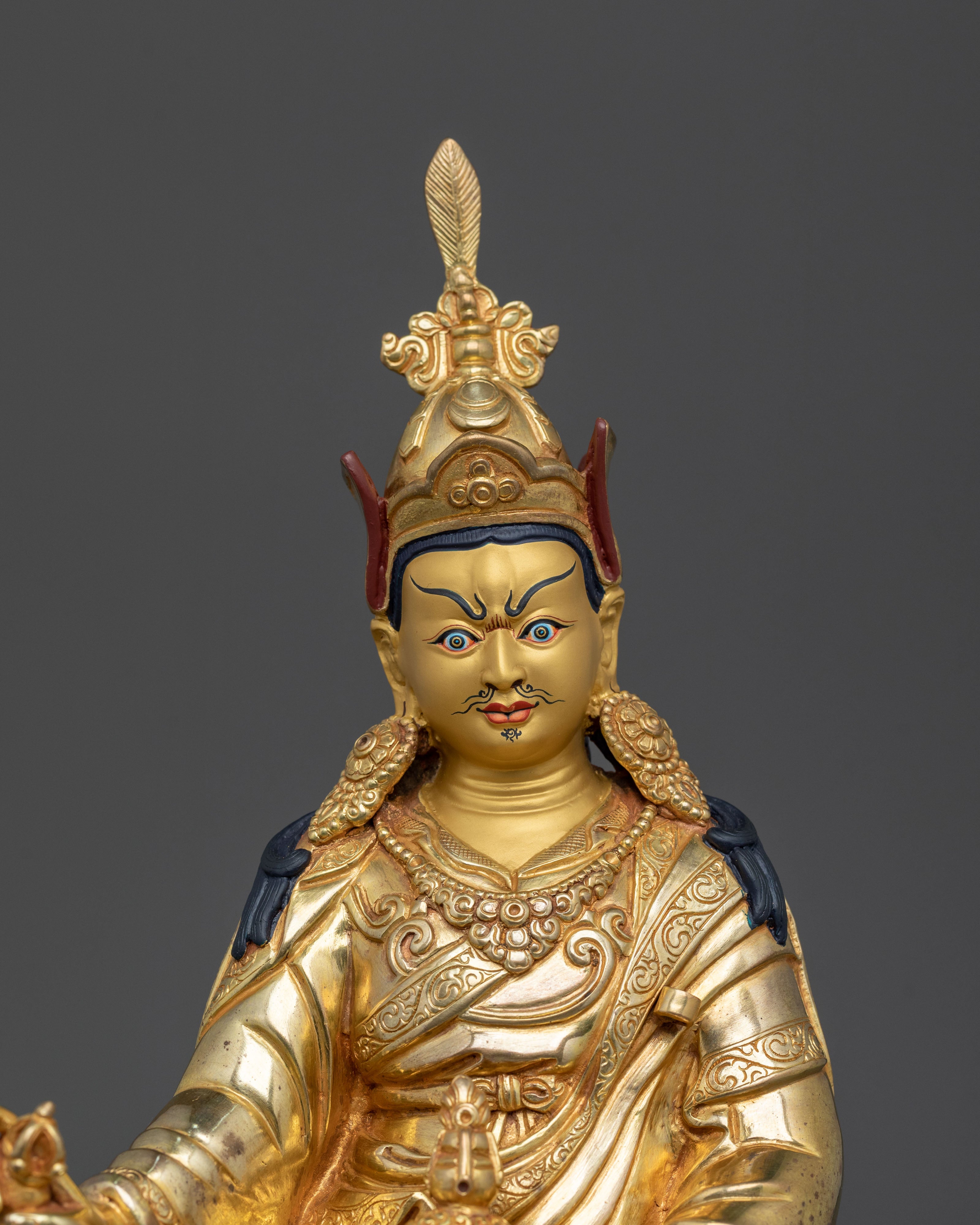 Guru Rinpoche Divine Sculpture: Sacred Symbol of Wisdom