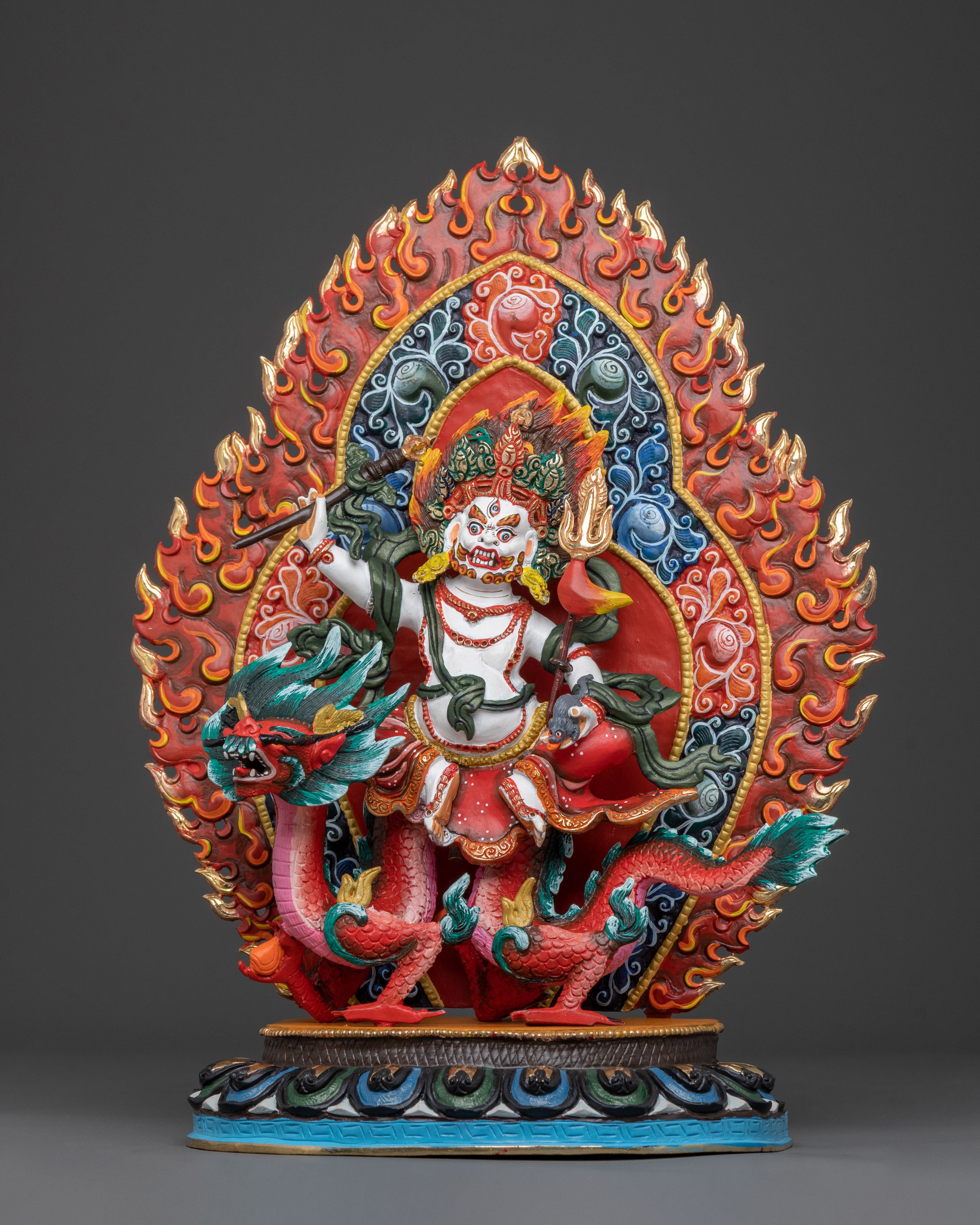 White Dzambhala Statue
