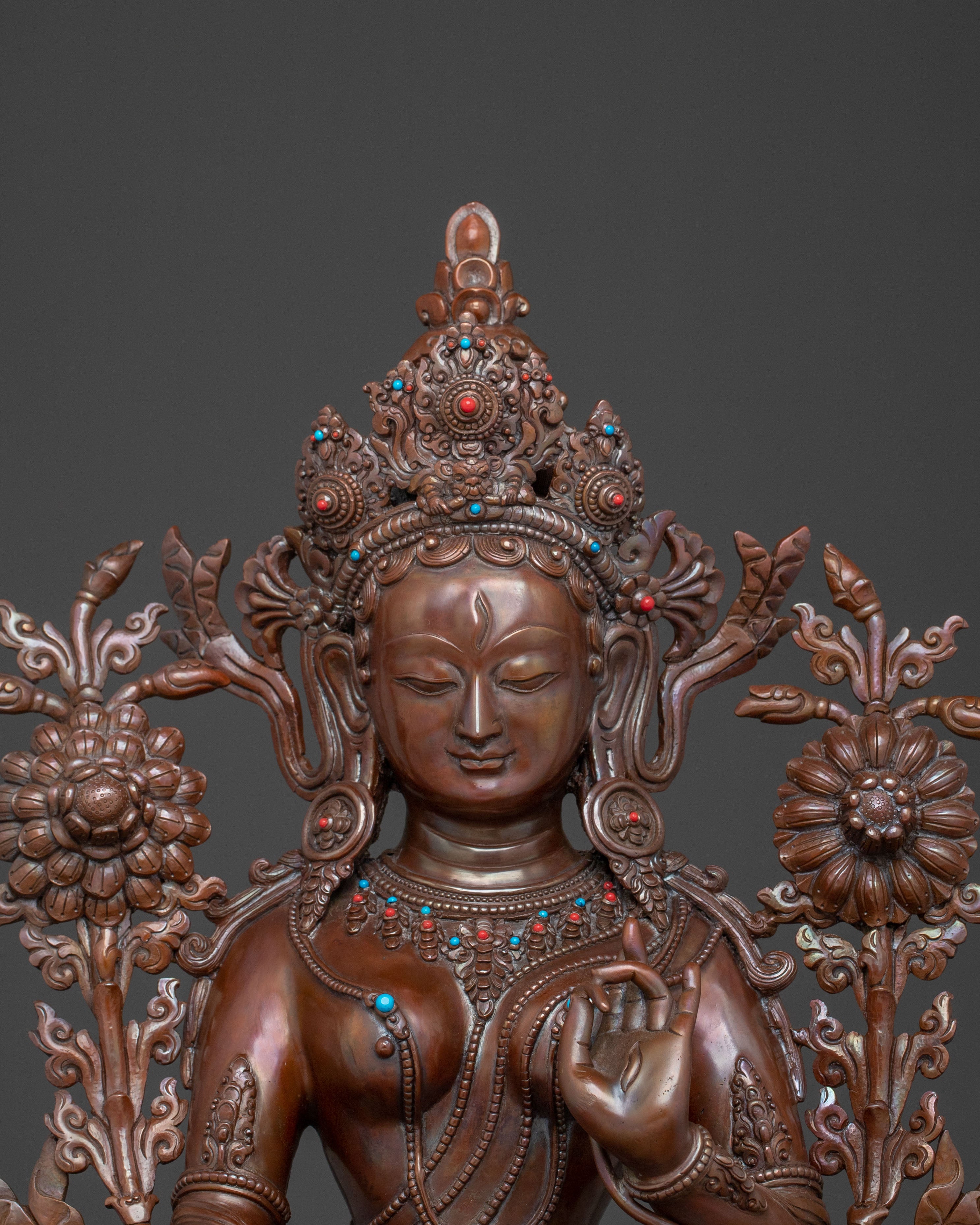 Green Tara Spiritual Statue | Buddhist Altar Decor