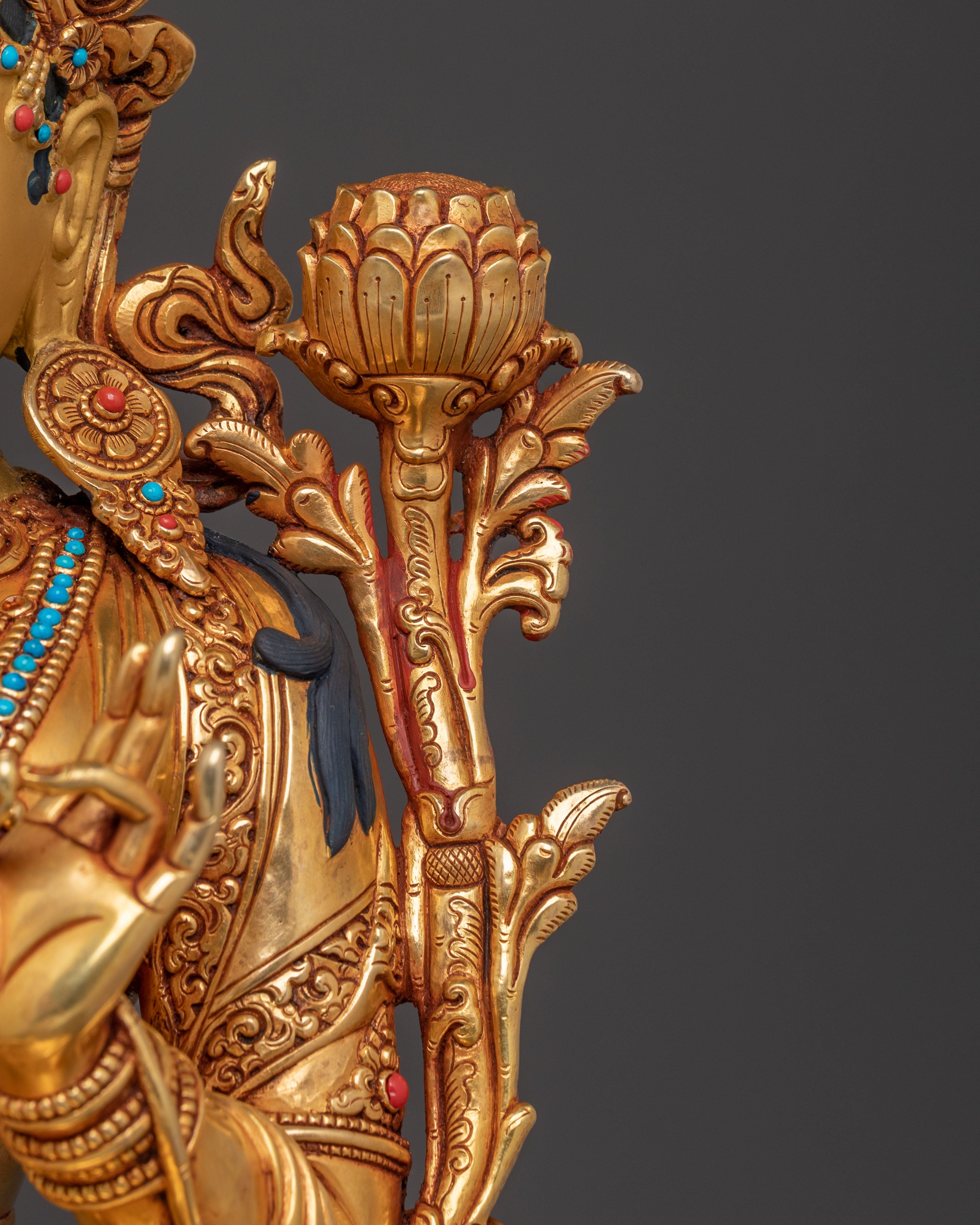 Goddess Green Tara Statue | Figure for Blessing