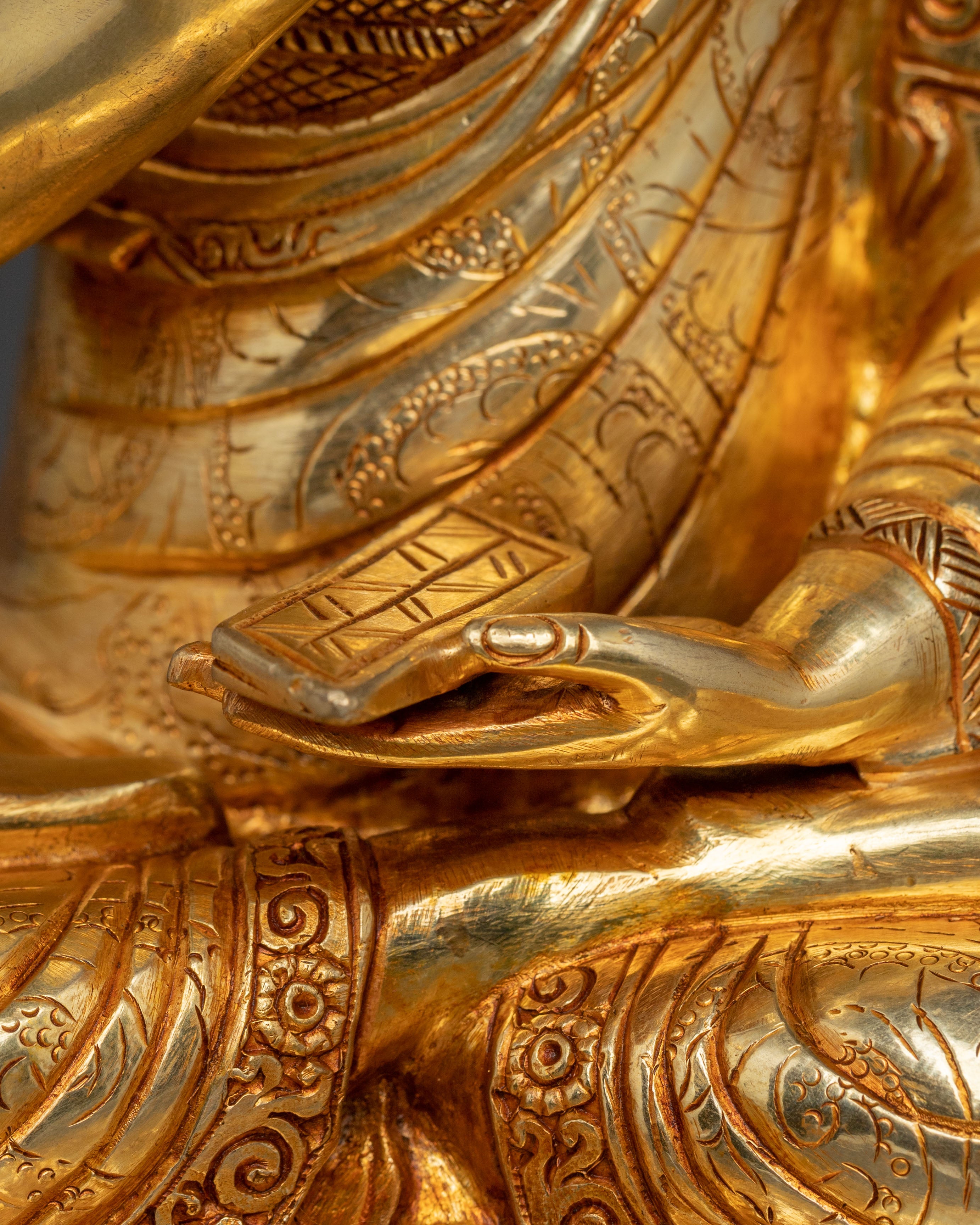 Tsongkhapa Statue with Disciples | Buddhist Master
