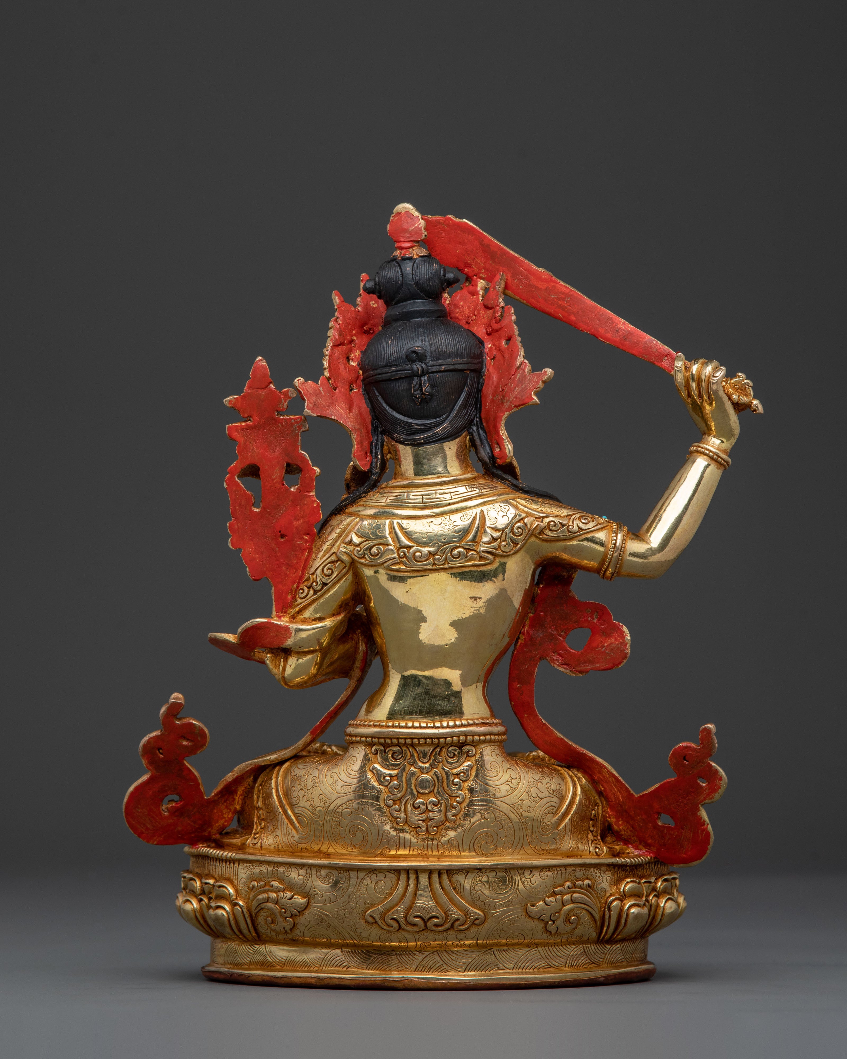 Manjushri Sacred Statue | Wisdom Bodhisattva