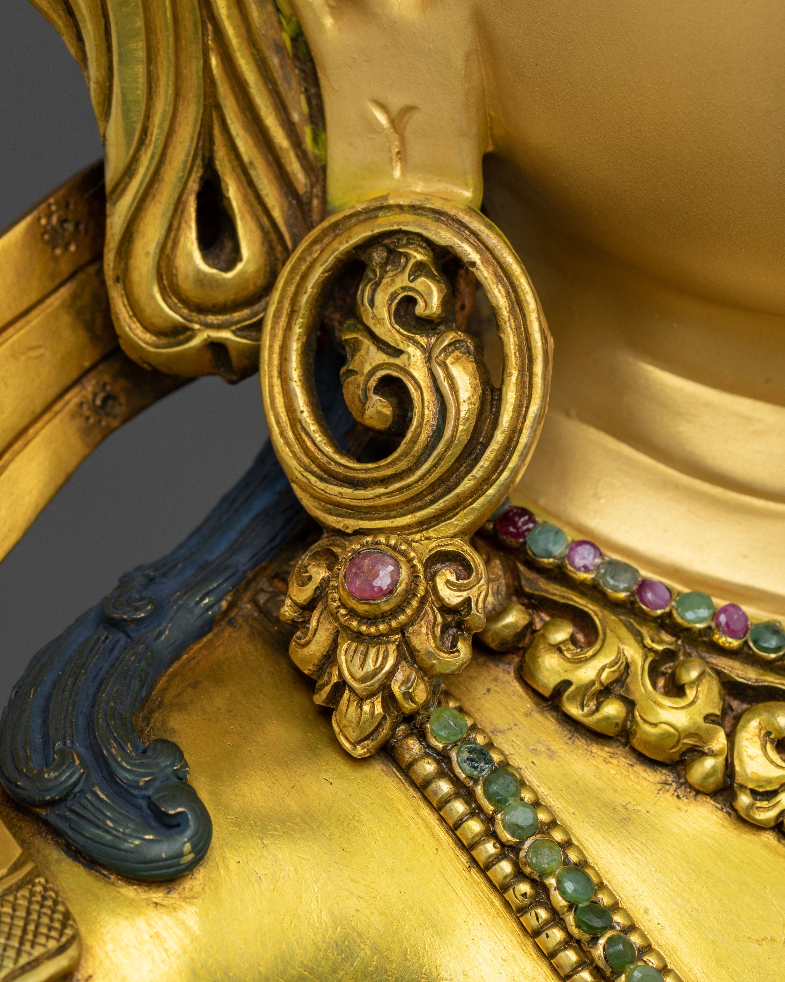 Handmade Manjushri Statue | Tibetan Wisdom Deity