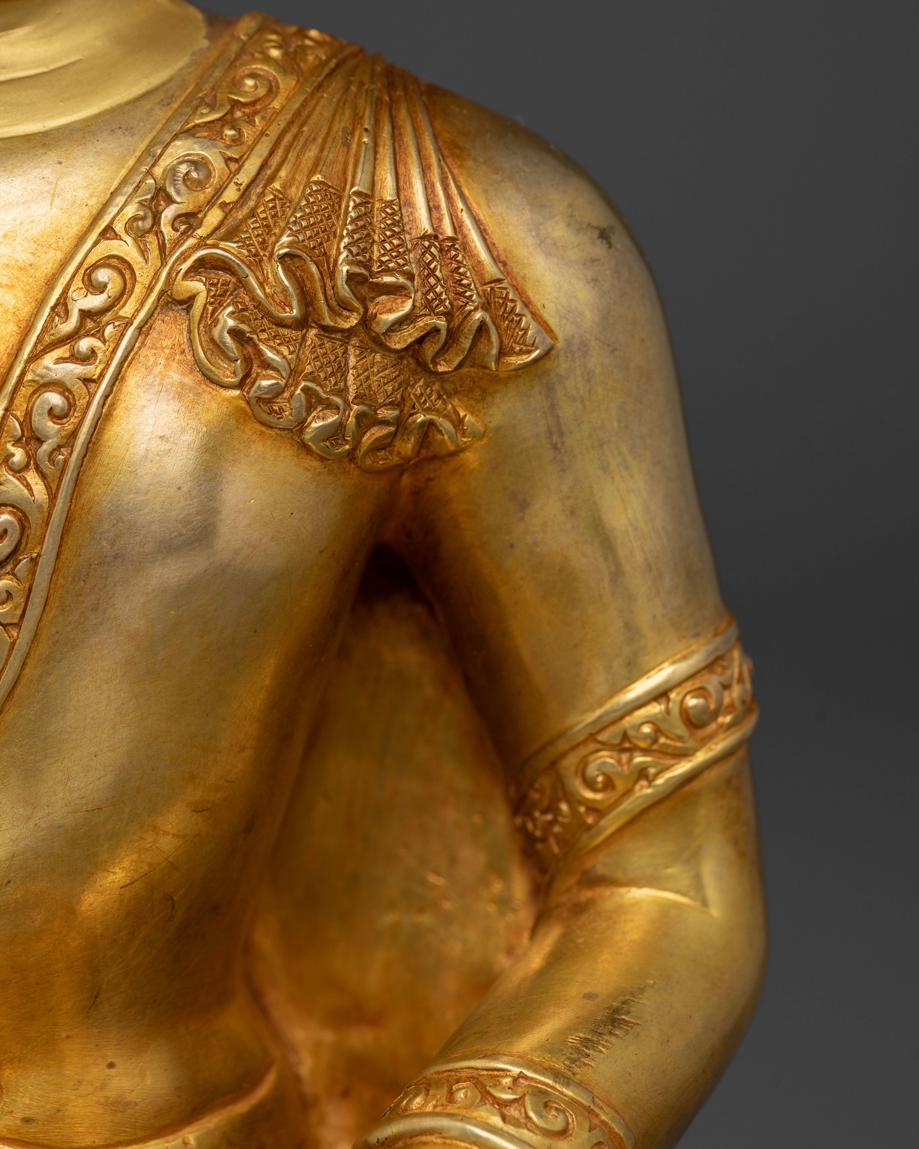 Pure Land Buddhist Statue of Amitabha Buddha: Buddhist Decor